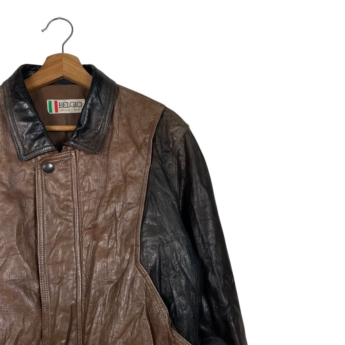Other Vintage Belgio Leather Jacket Size US M / EU 48-50 / 2 - 5 Thumbnail