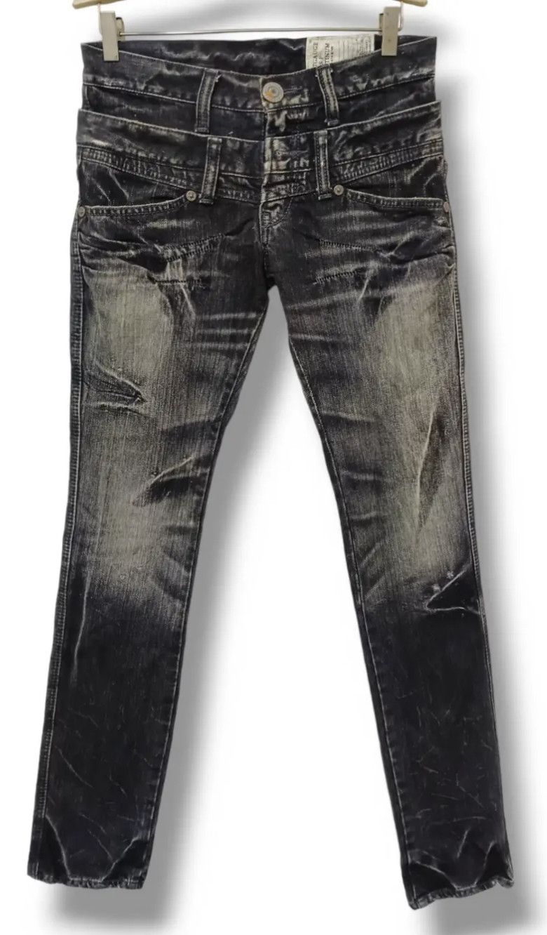 Japanese Brand Flare Distressed Antgauge Jeans Size US 30 / EU 46 - 1 Thumbnail