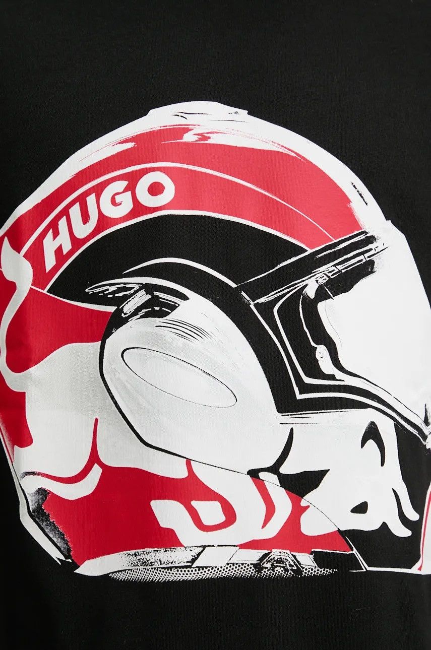 Hugo HUGO Red Bull Racing F1 Helmet Graphic T-Shirt Black Size M Size US M / EU 48-50 / 2 - 3 Thumbnail