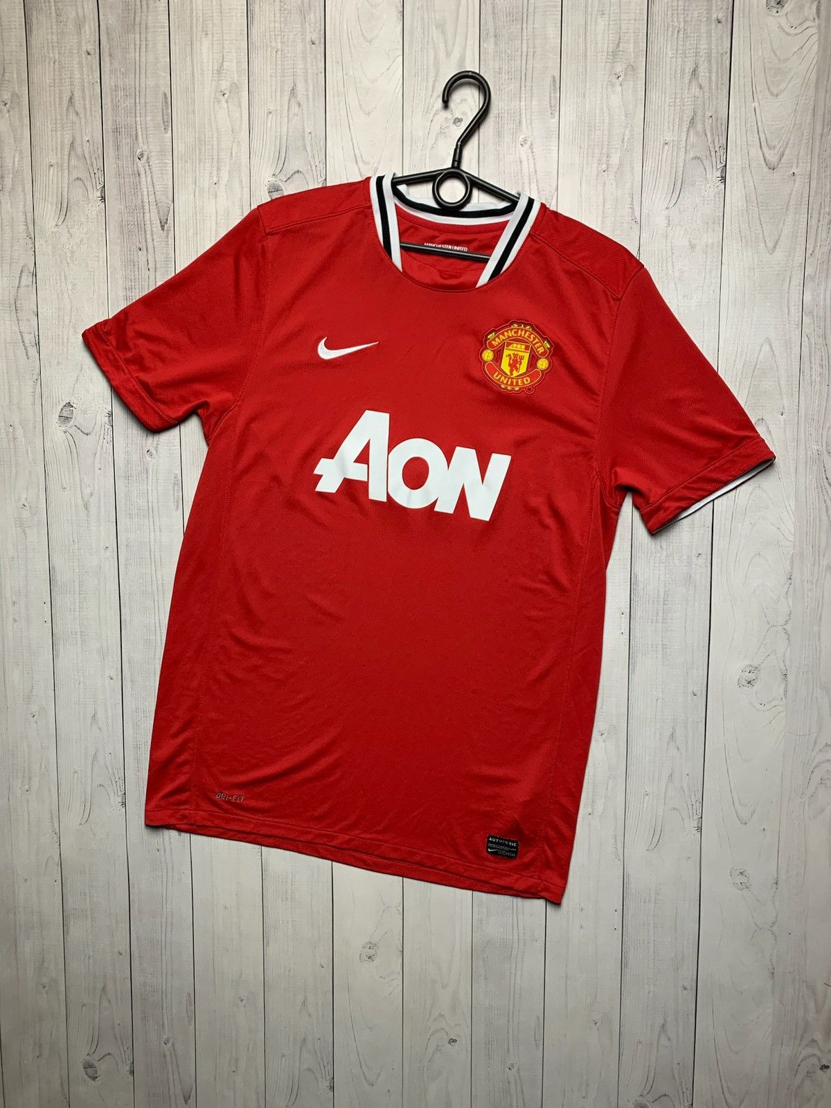 Nike × Vintage Vintage Nike Manchester United soccer jersey size L Size US L / EU 52-54 / 3 - 1 Thumbnail