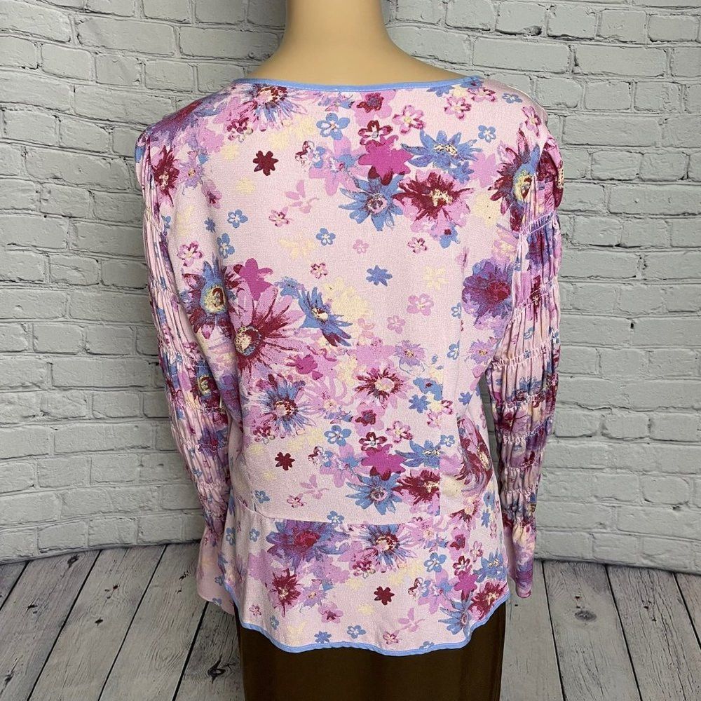 Free People NWT New $98 Free People Venice Printed Rose Top Size M Size M / US 6-8 / IT 42-44 - 4 Thumbnail