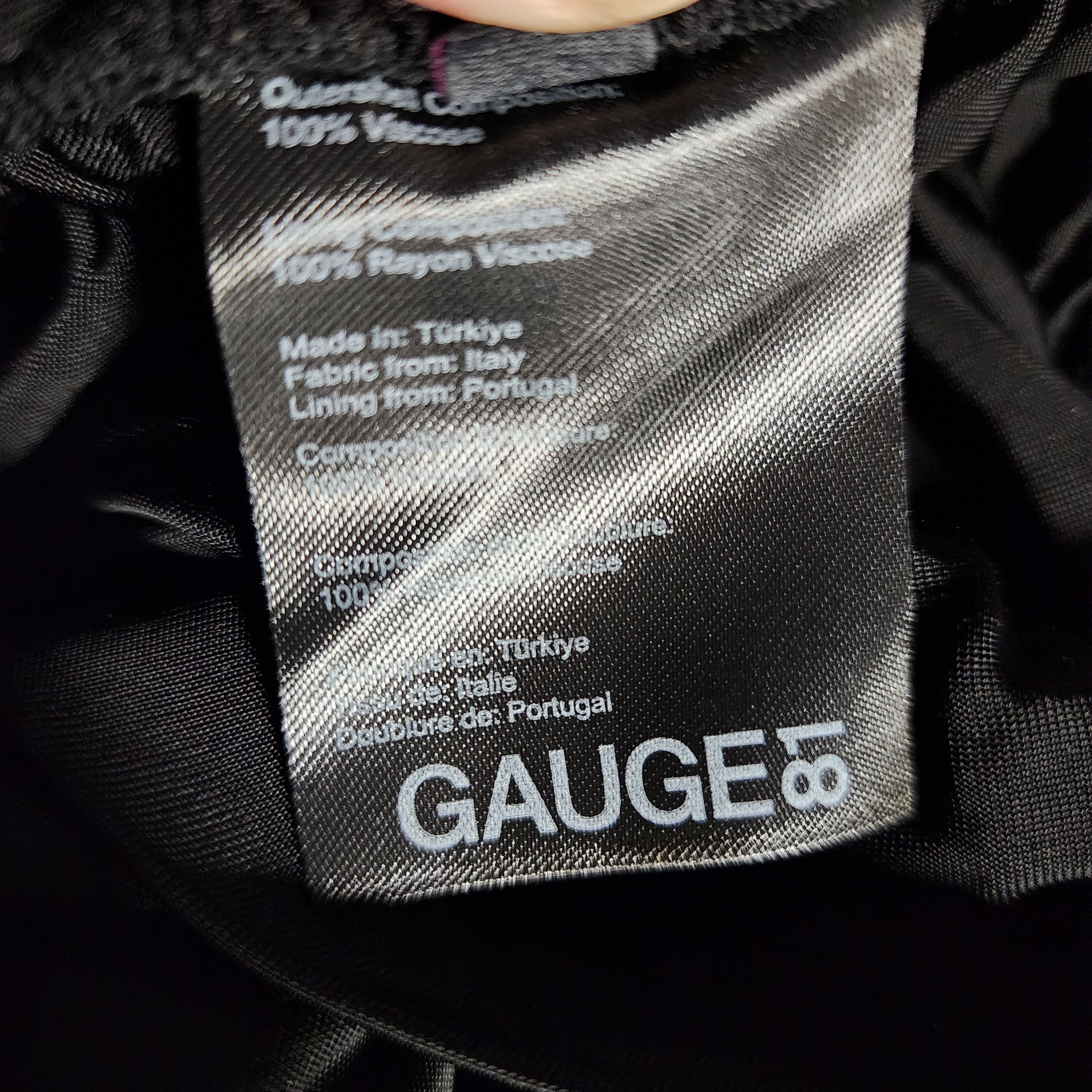 GAUGE81 Long Sleeve Cowl Neck Dress | Black | Viscose Lined Bodycon Size M / US 6-8 / IT 42-44 - 5 Thumbnail