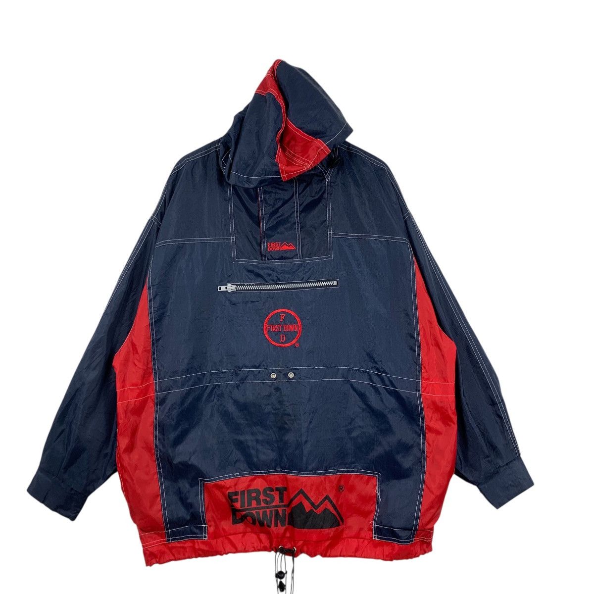 Vintage Vintage FIRST DOWN USA Anorak Outdoor Technical Jacket Size US L / EU 52-54 / 3 - 4 Thumbnail