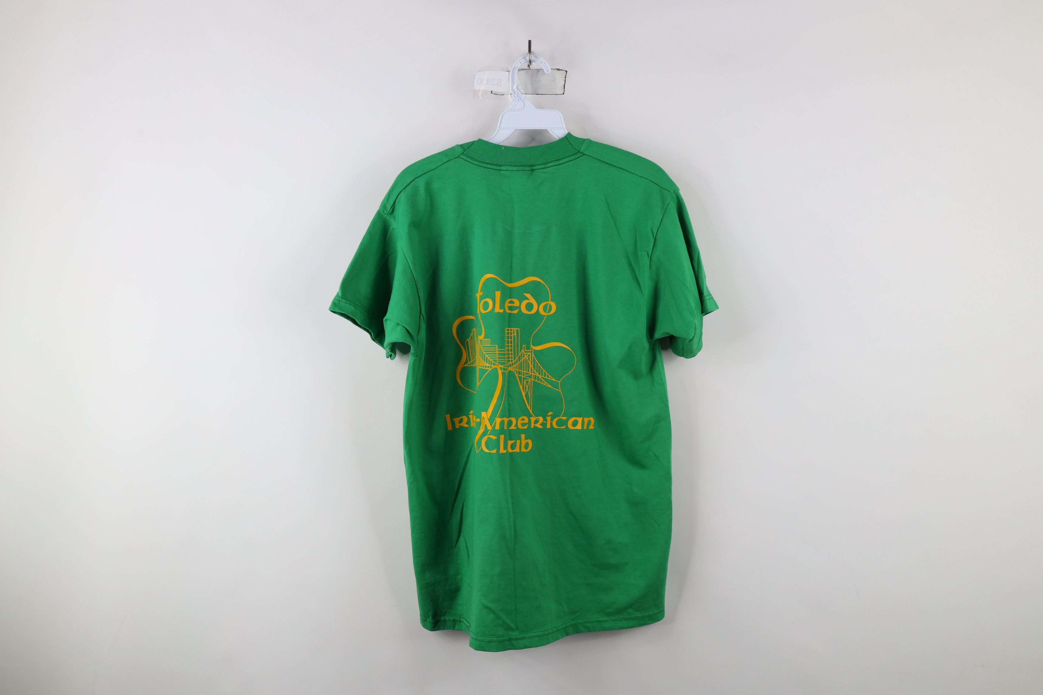 Vintage Vintage 90s Toledo Irish American Club Short Sleeve T-Shirt Size US L / EU 52-54 / 3 - 7 Thumbnail