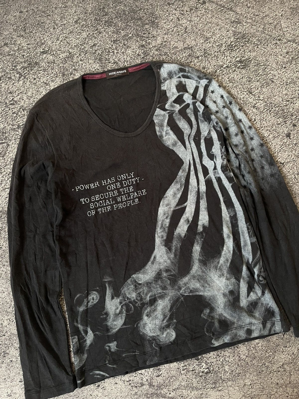 Japanese Brand Y2K Hideaways Ifsixwasnine longsleeve Size US M / EU 48-50 / 2 - 2 Thumbnail