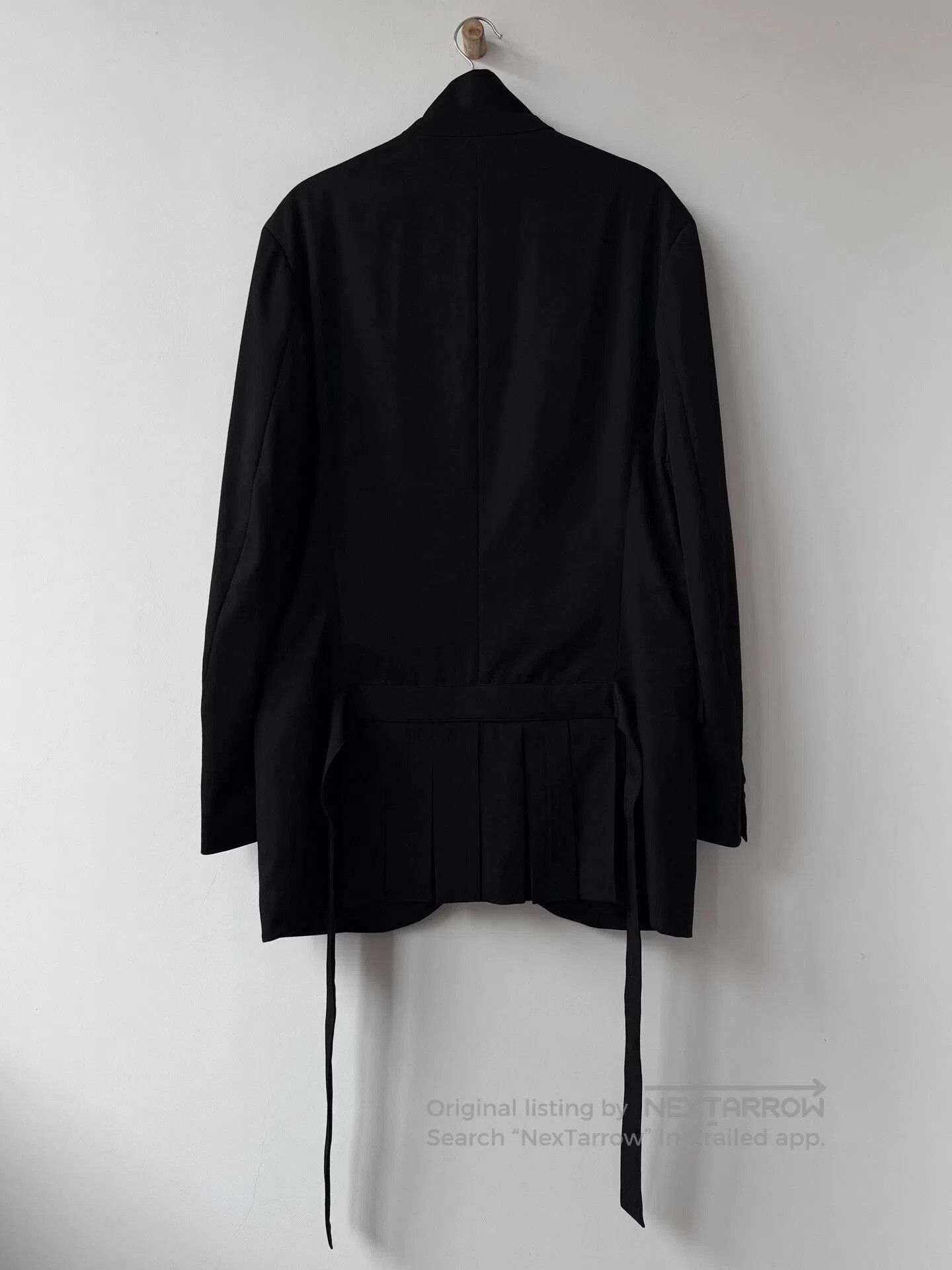 Yohji Yamamoto Yohji Yamamoto Pleated Suit Jacket. Size US XL / EU 56 / 4 - 3 Thumbnail