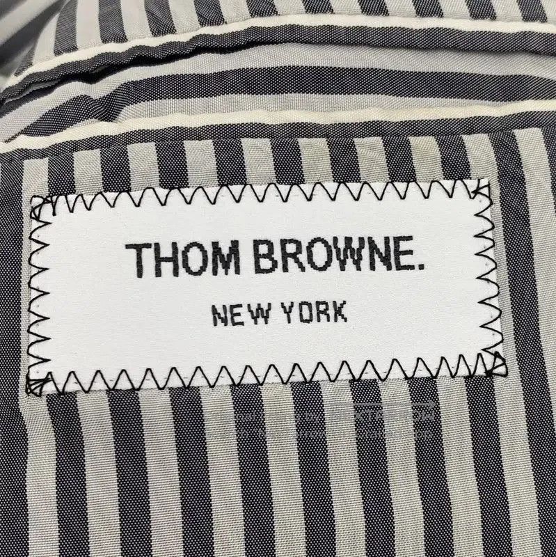 Thom Browne Thom Browne Gray Wool Men's Jacket . Size US S / EU 44-46 / 1 - 5 Thumbnail