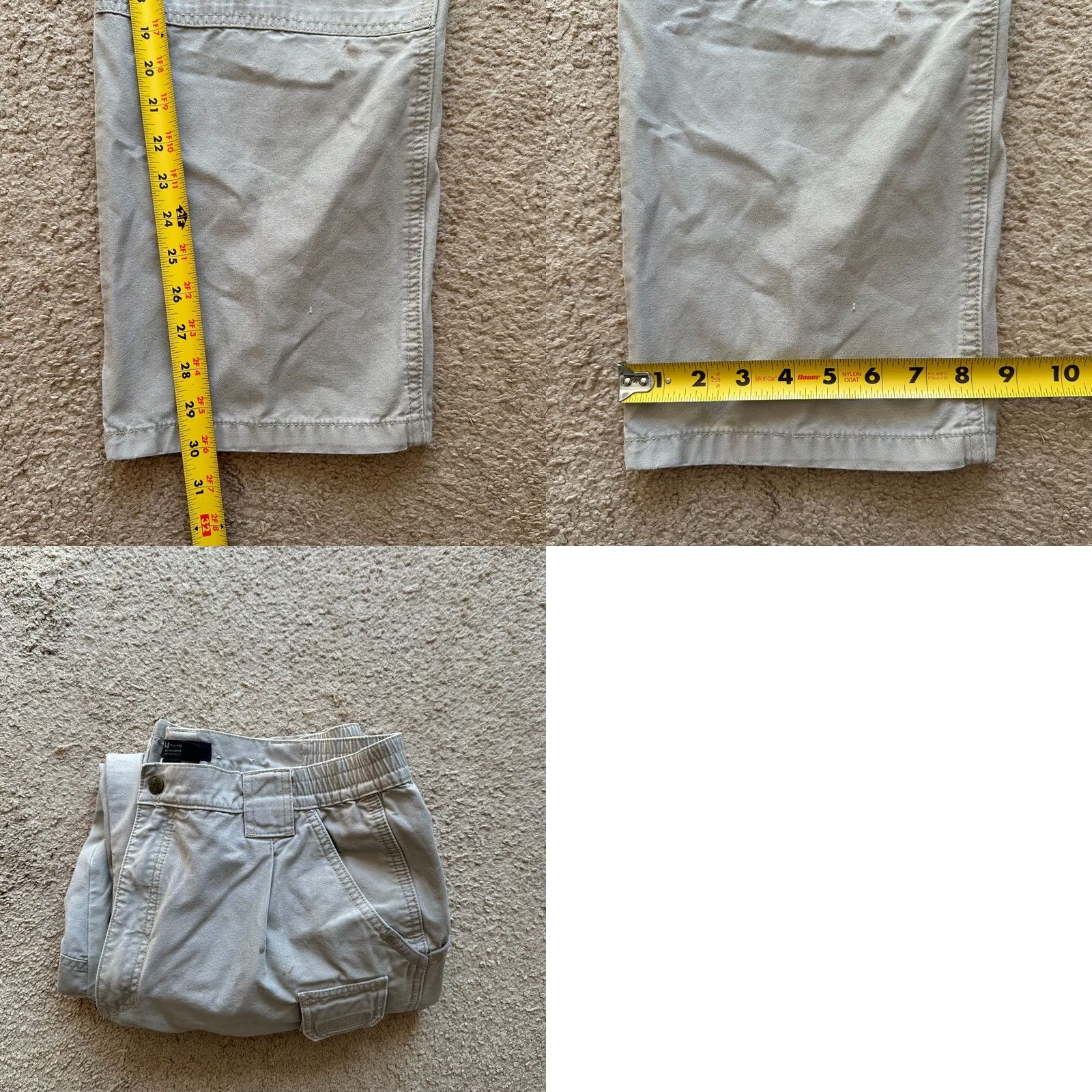 Vintage 5.11 Tactical Cargo Pants Mens 36x30 Mid Rise Ripstop Tan Distressed Military Size US 36 / EU 52 - 9 Thumbnail