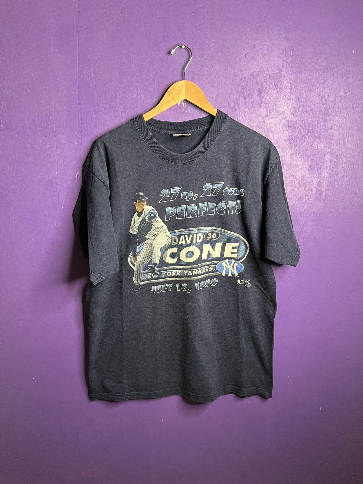 MLB × Pro Player × Vintage Vintage 1999 Pro player New York Yankees David cone tee Size US XL / EU 56 / 4 - 1 Thumbnail