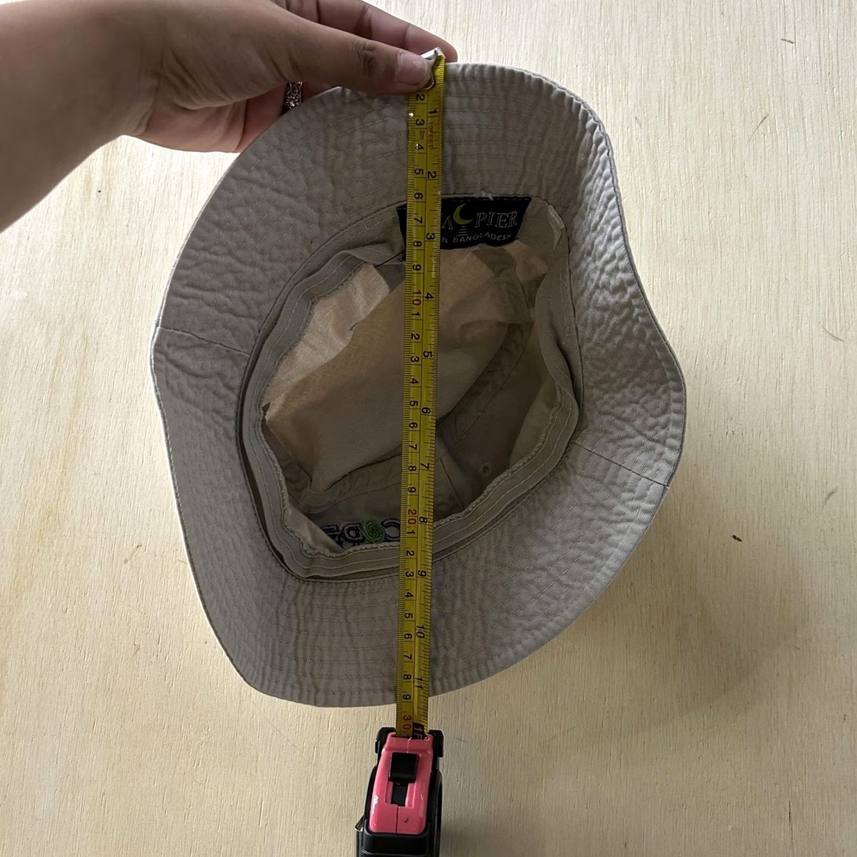 Vintage Luna Pier Hat Bucket Mens One Size Beige Breathable Packable Lightweight Size ONE SIZE - 6 Thumbnail
