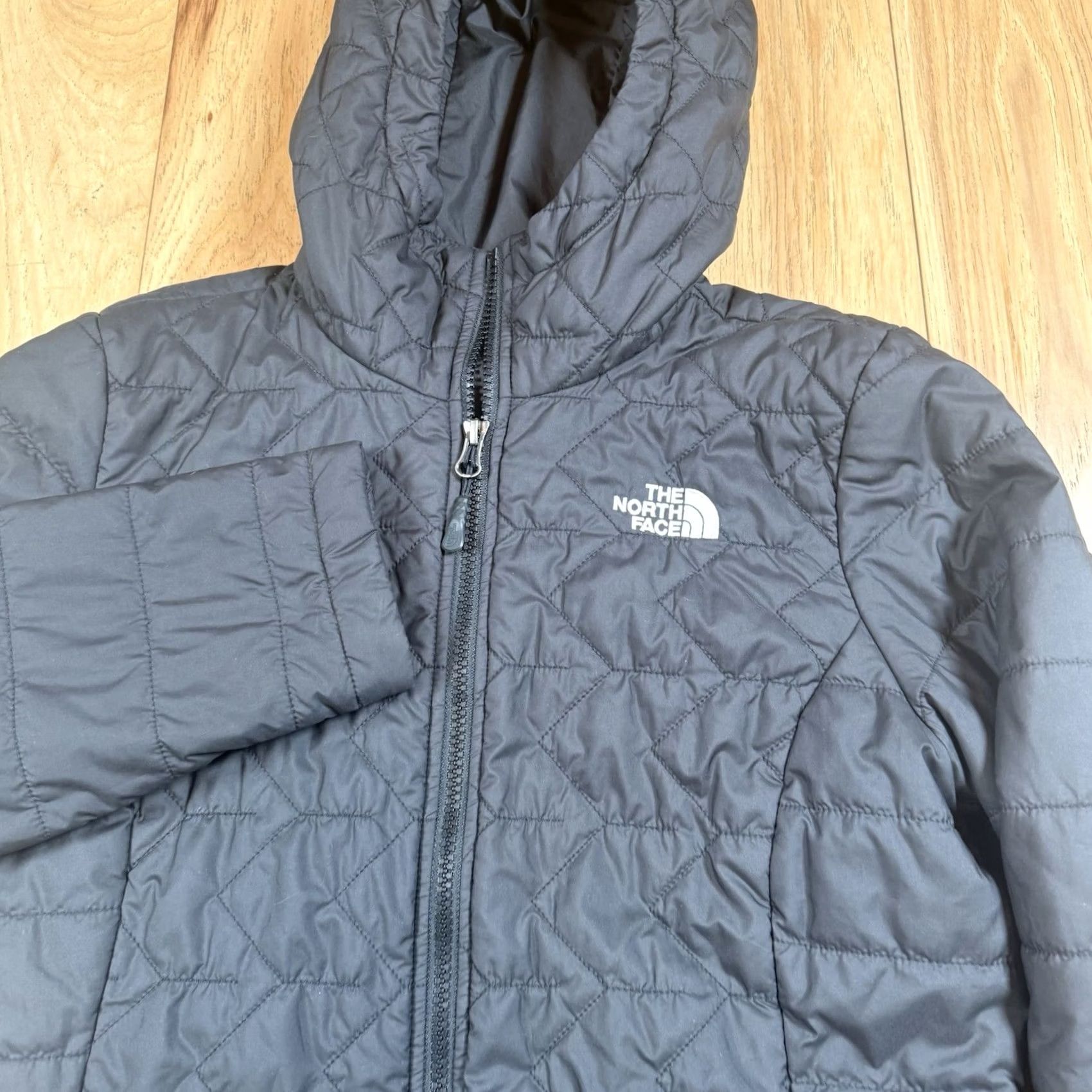 The North Face VINTAGE The North Face Tamburello Quilted Parka Jacket Women’s Small Black Full Zip Long Size S / US 4 / IT 40 - 3 Thumbnail