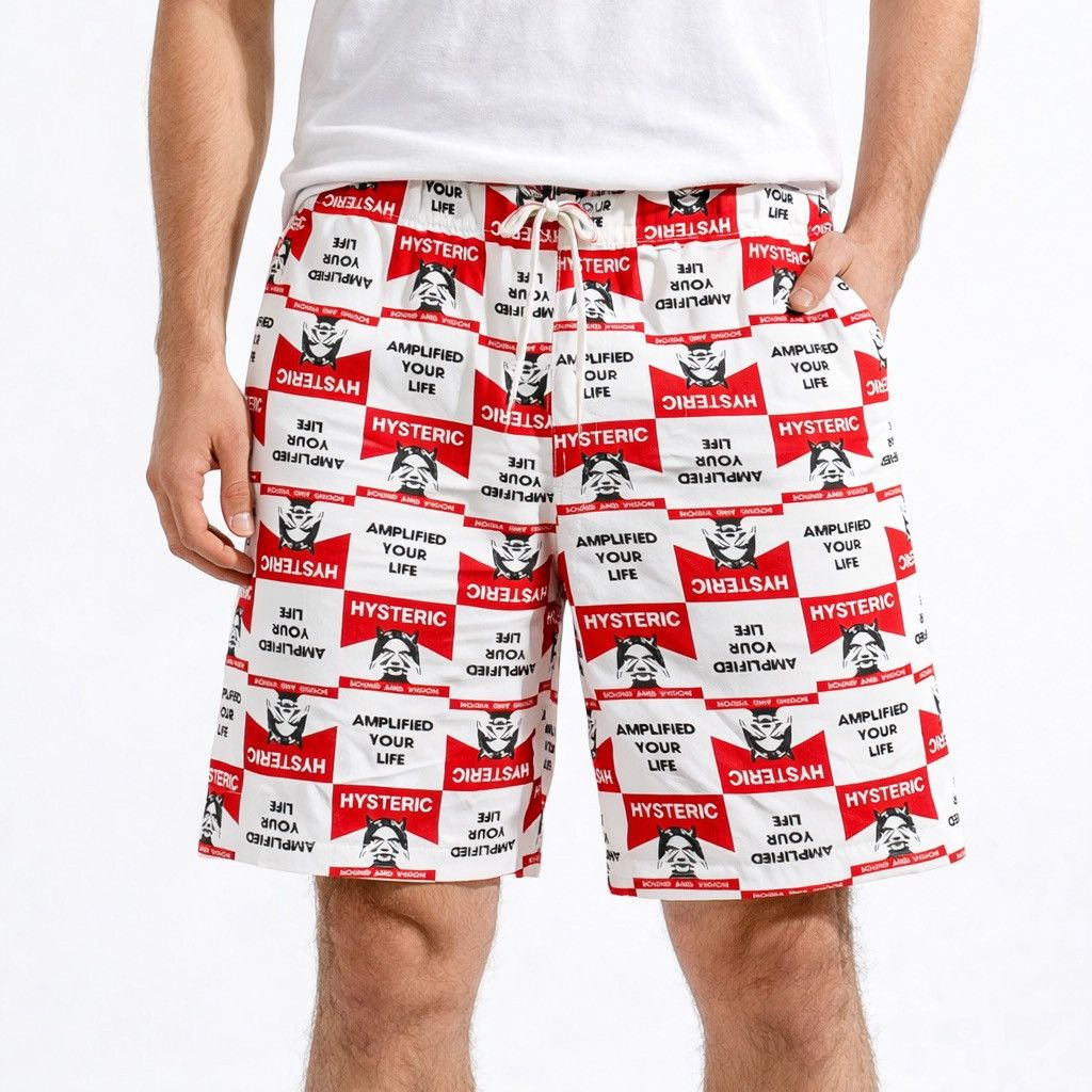 Hysteric Glamour Hysteric Glamour AOP Logo Shorts Size M Made in Japan Size US 32 / EU 48 - 2 Thumbnail
