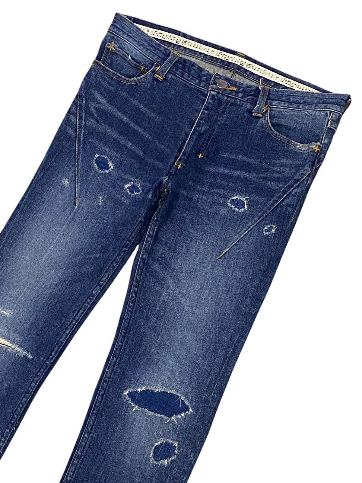 Number (N)ine Number (N)ine Skinny Fit Ripped Distressed Stretchable Jeans Size US 29 - 4 Thumbnail