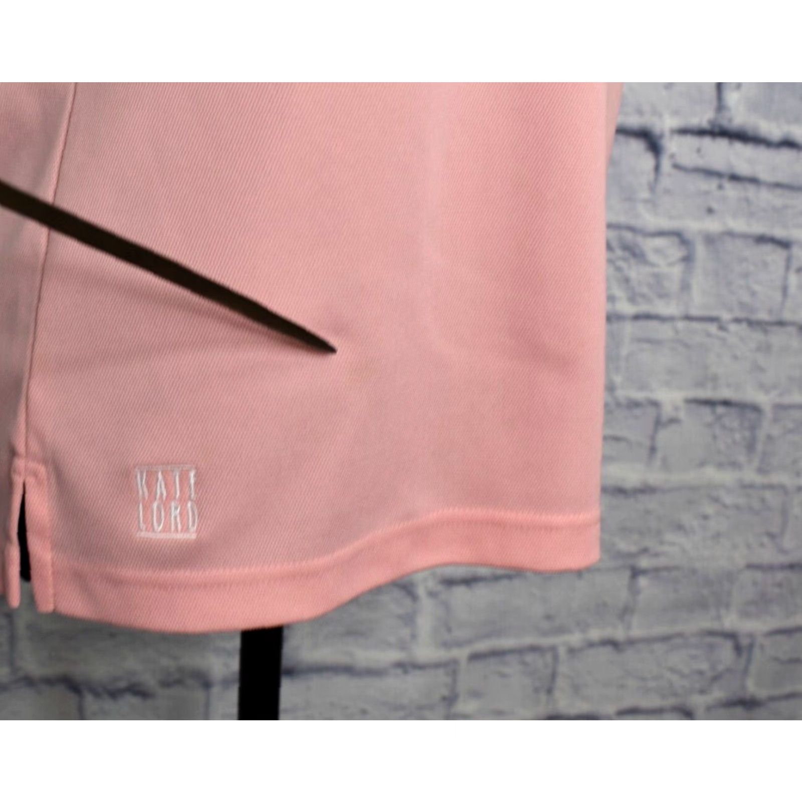 Vintage Kate Lord Polo Shirt Tennis Short Sleeve Womens Small Pink Cap Sleeve Collared Regular 100% Polyester Activewear Size S / US 4 / IT 40 - 4 Thumbnail