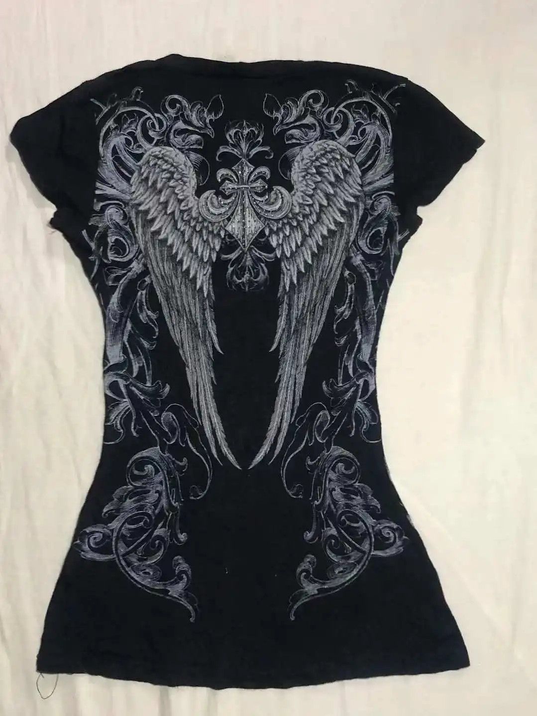 Other y2k rhinestone punk/emo/gothic 2000s top Size S / US 4 / IT 40 - 2 Thumbnail