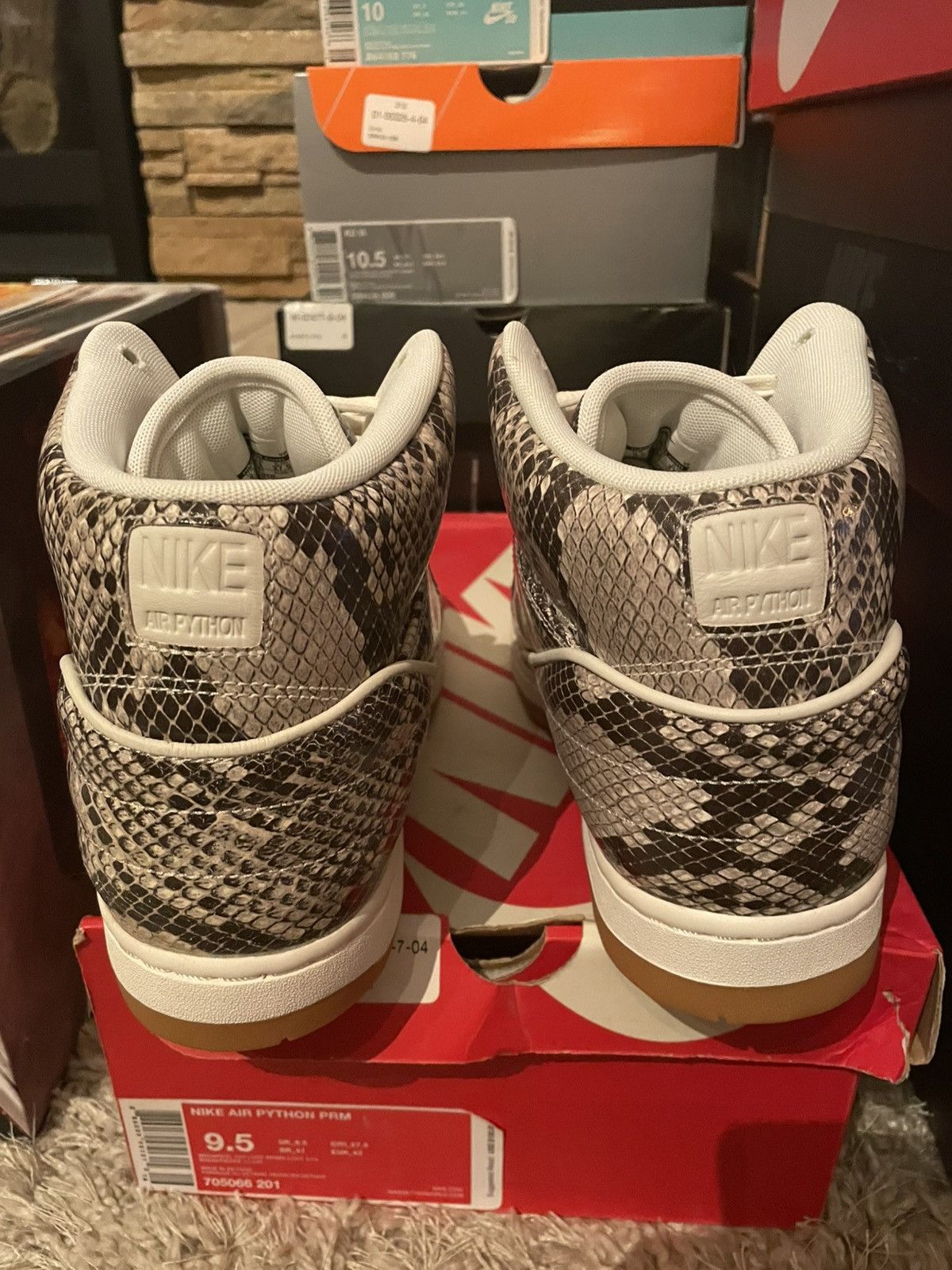 Nike Nike Air Python Premium Brown Snake Skin Size US 9.5 / EU 42-43 - 6 Thumbnail