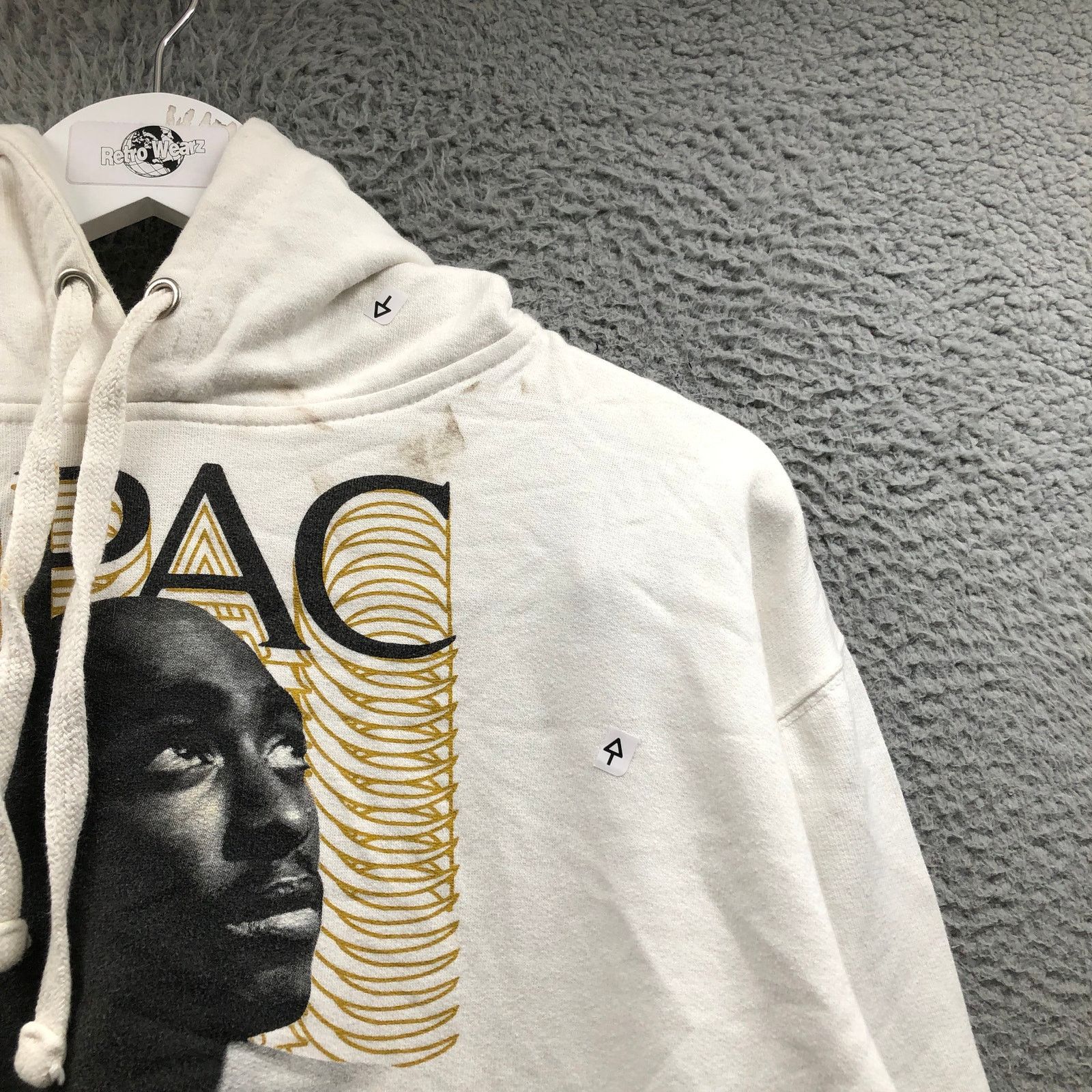 Cross Colours Cross Colours x Tupac Shakur Hoodie Mens Medium 2Pac White Size US M / EU 48-50 / 2 - 14 Thumbnail