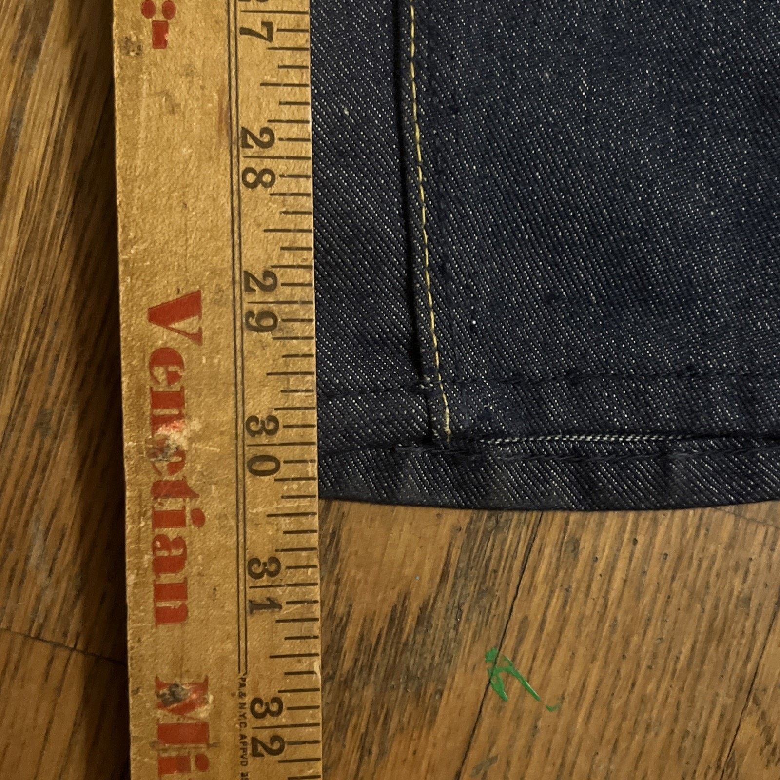 Original Montgomery Vintage 50s Montgomery Ward Deadstock 101 Jeans Selvedge Size US 28 / EU 44 - 21 Thumbnail