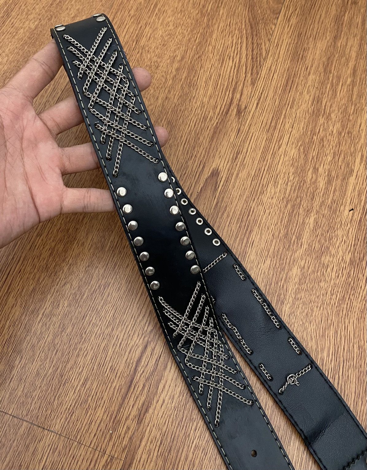 If Six Was Nine Black chain belt Size ONE SIZE - 3 Thumbnail