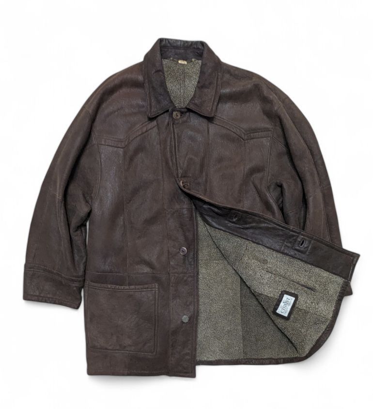 Other WERNER CHRIST Shearling Lambskin Brown Jacket Size US XL / EU 56 / 4 - 1 Thumbnail