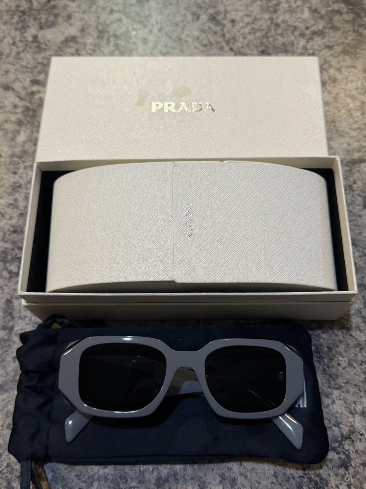 Prada glasses grey/black