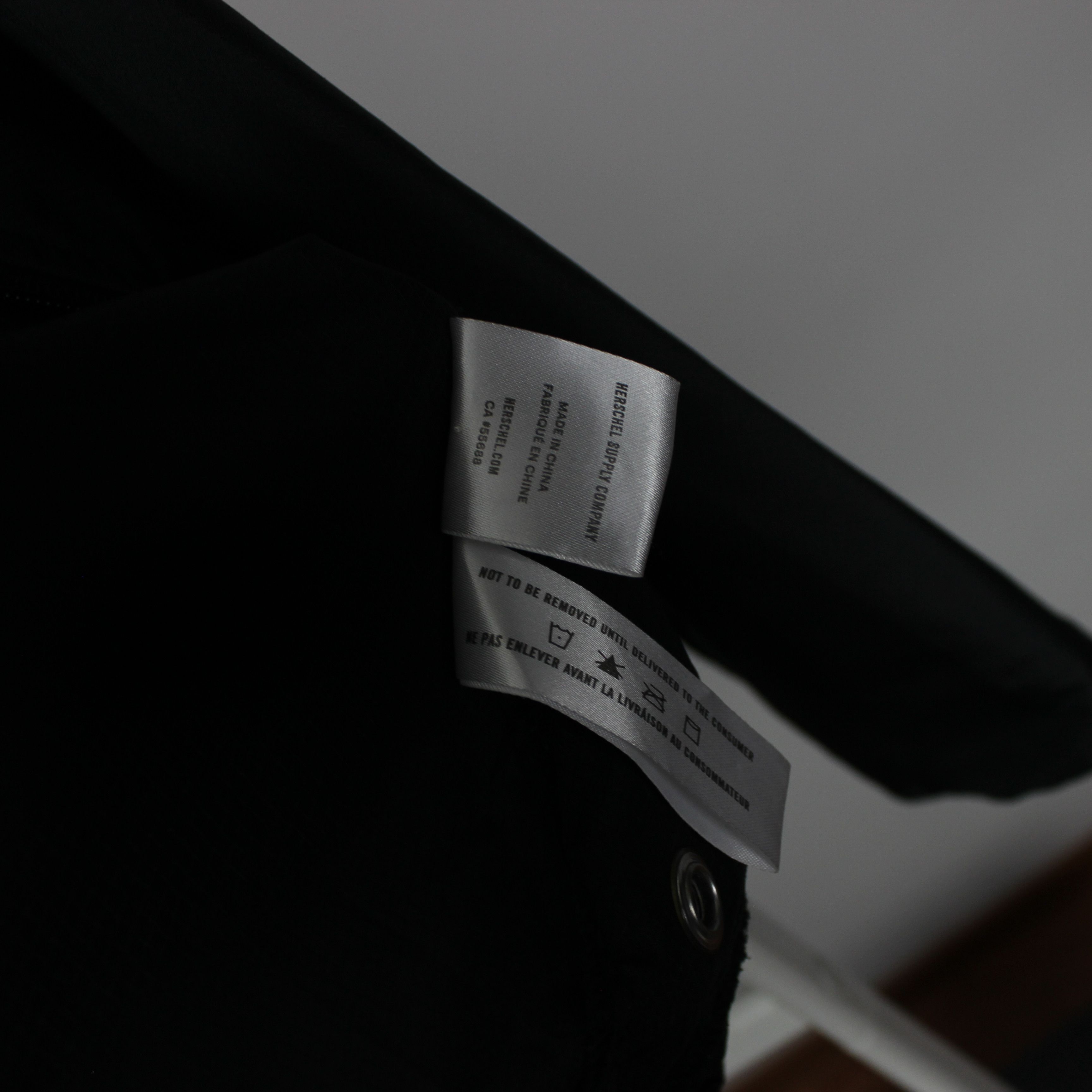 Herschel Supply Co. Herschel light jacket men cotton M black Size US M / EU 48-50 / 2 - 5 Thumbnail