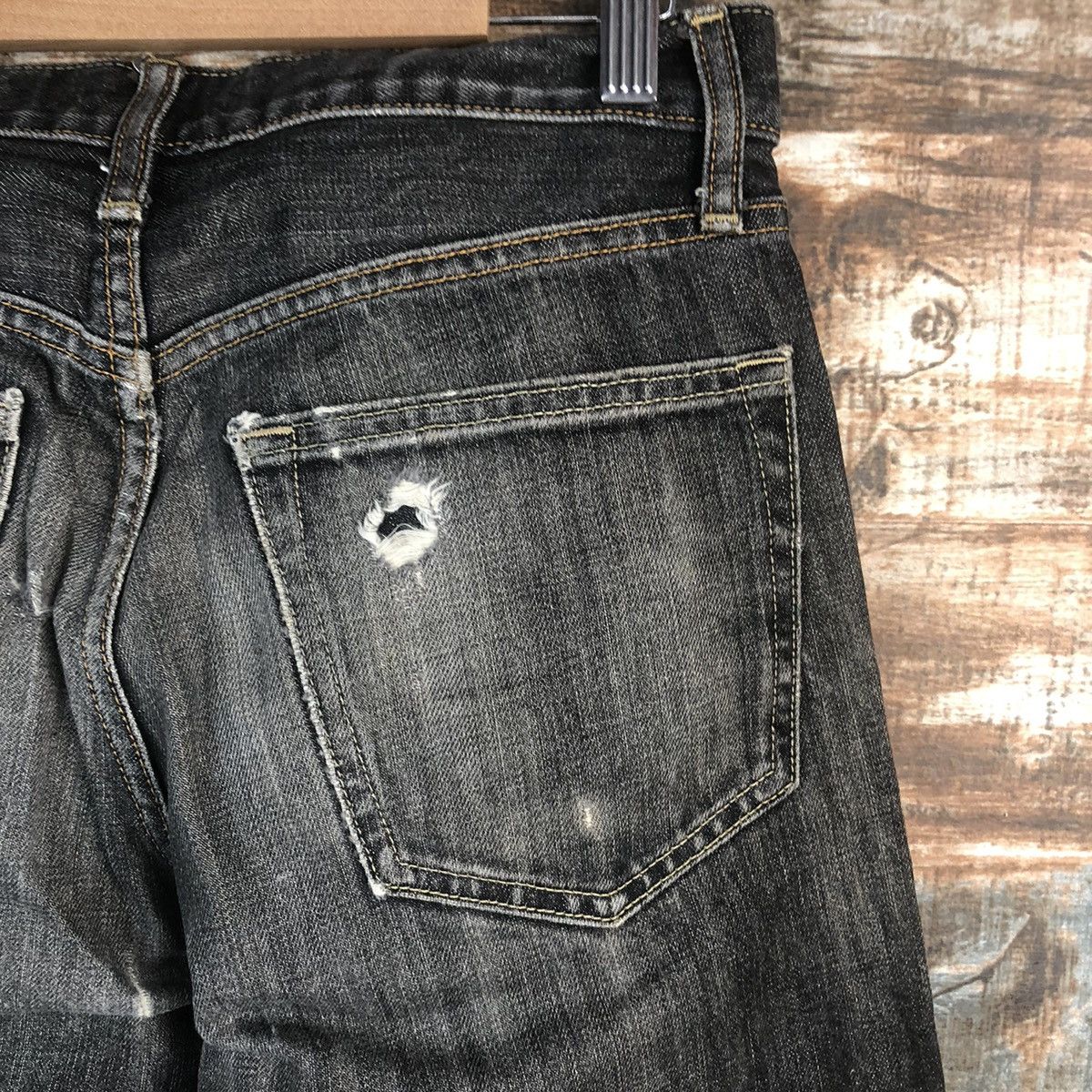 Japanese Brand DL Uniqlo Black Denim Pants #C272 Size US 29 - 16 Thumbnail