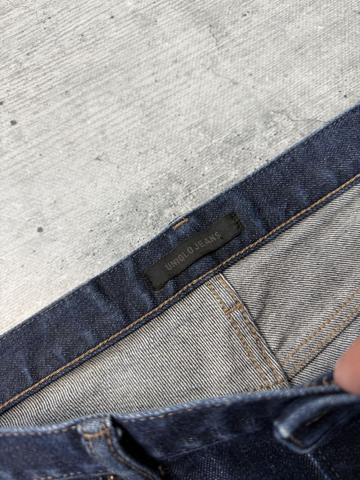 Japanese Brand Vintage Uniqlo Jeans Selvedge Regular Fit Size 31 Size US 31 - 7 Thumbnail