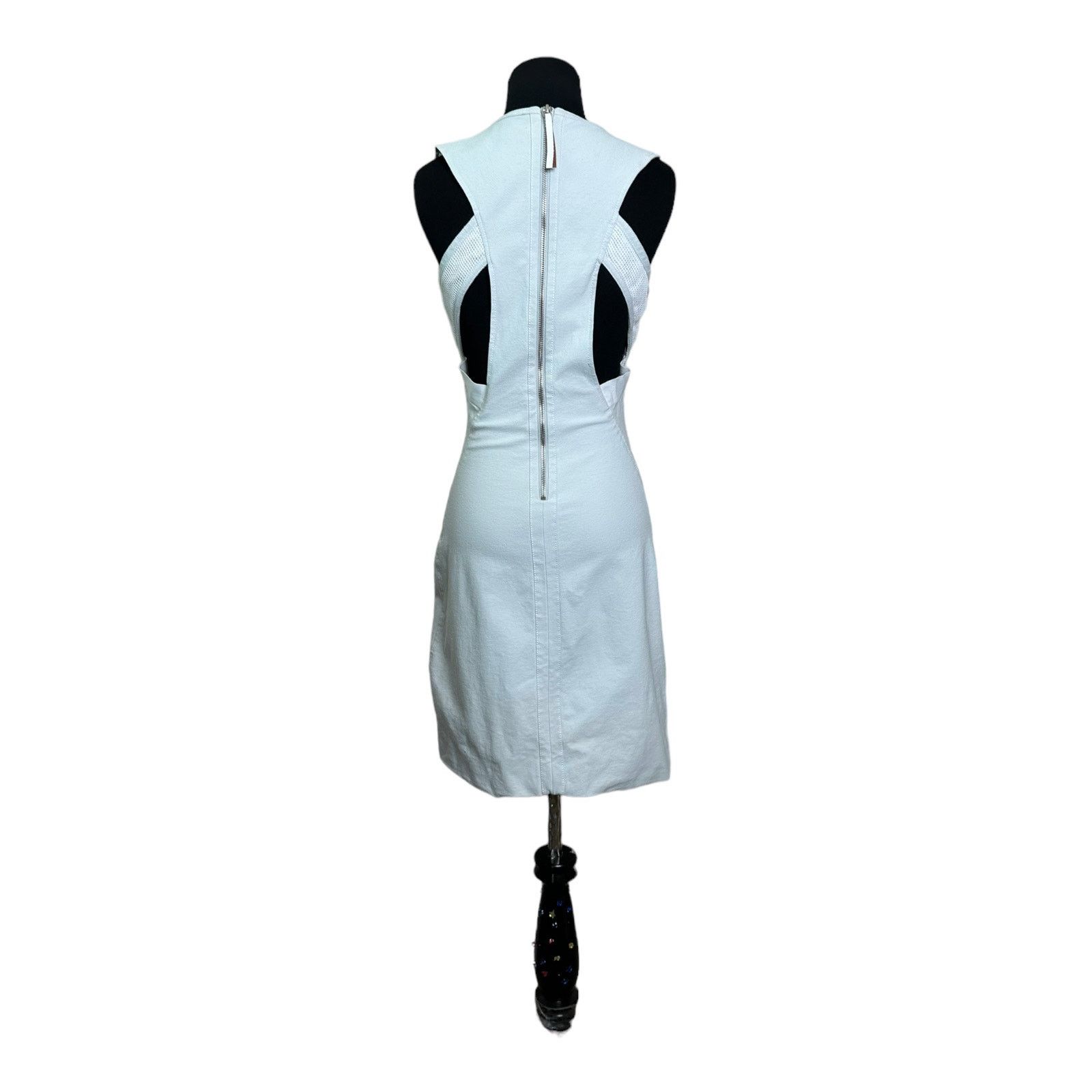 Helmut Lang Helmut Lang Light Blue Gray Sleeveless Dress size 6 Size M / US 6-8 / IT 42-44 - 12 Thumbnail