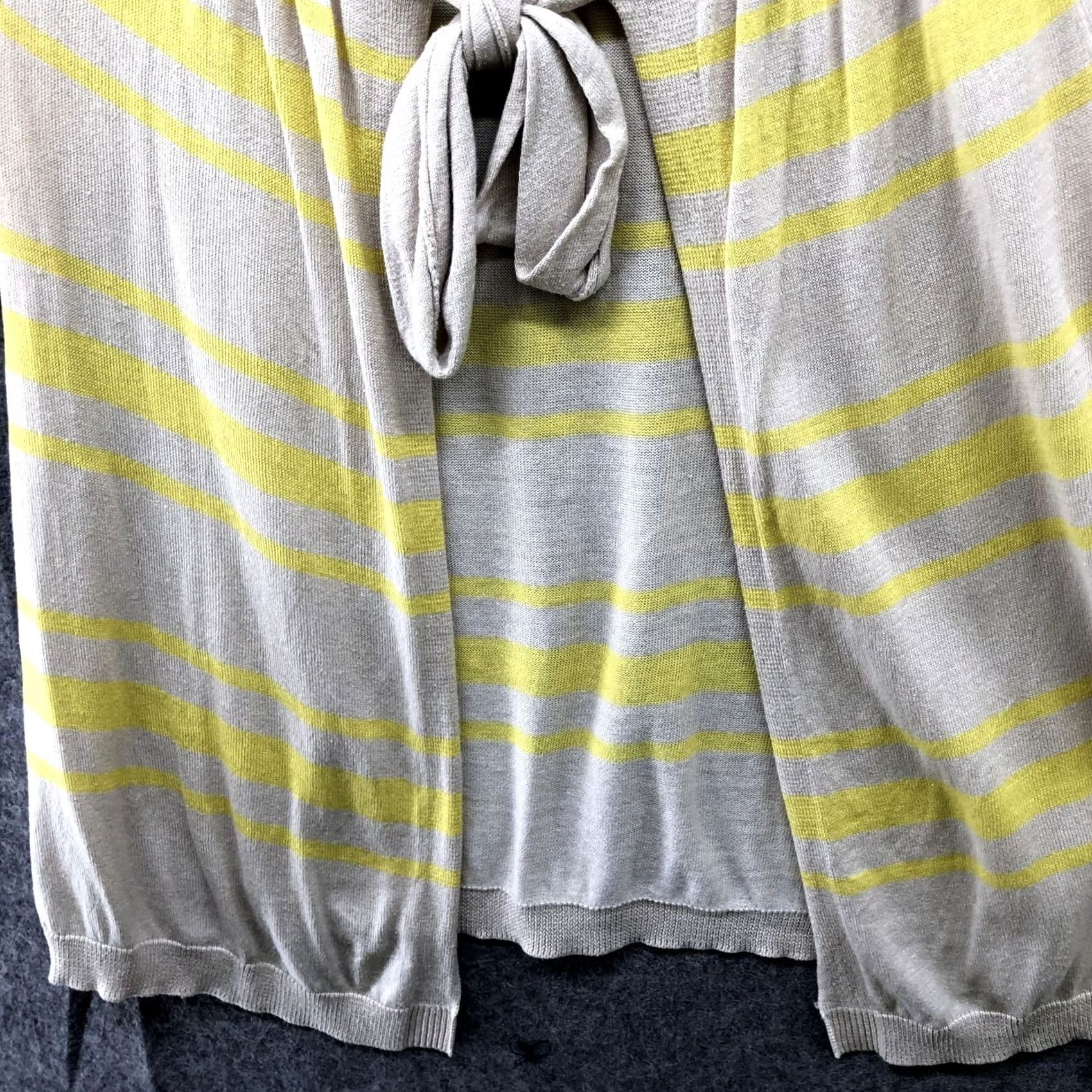 J.Crew J. Crew Silk Blend Cardigan Womens XS Lightweight Spring Yellow Tie Front Sweater Cardigan Size XS / US 0-2 / IT 36-38 - 4 Thumbnail