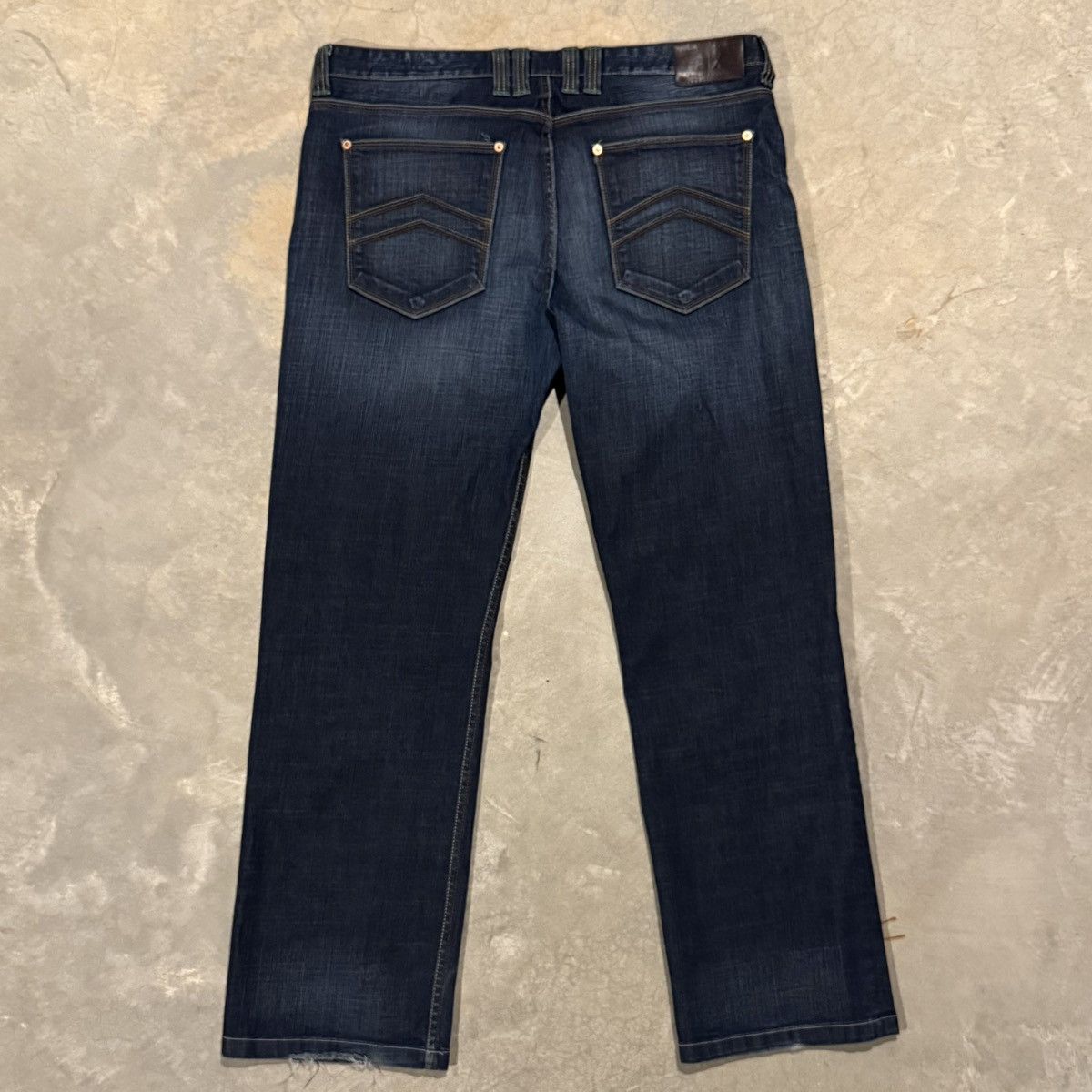 Armani Exchange Vintage 2000s Armani Exchange Faded Baggy Jeans ERD Grunge Size US 38 / EU 54 - 1 Thumbnail
