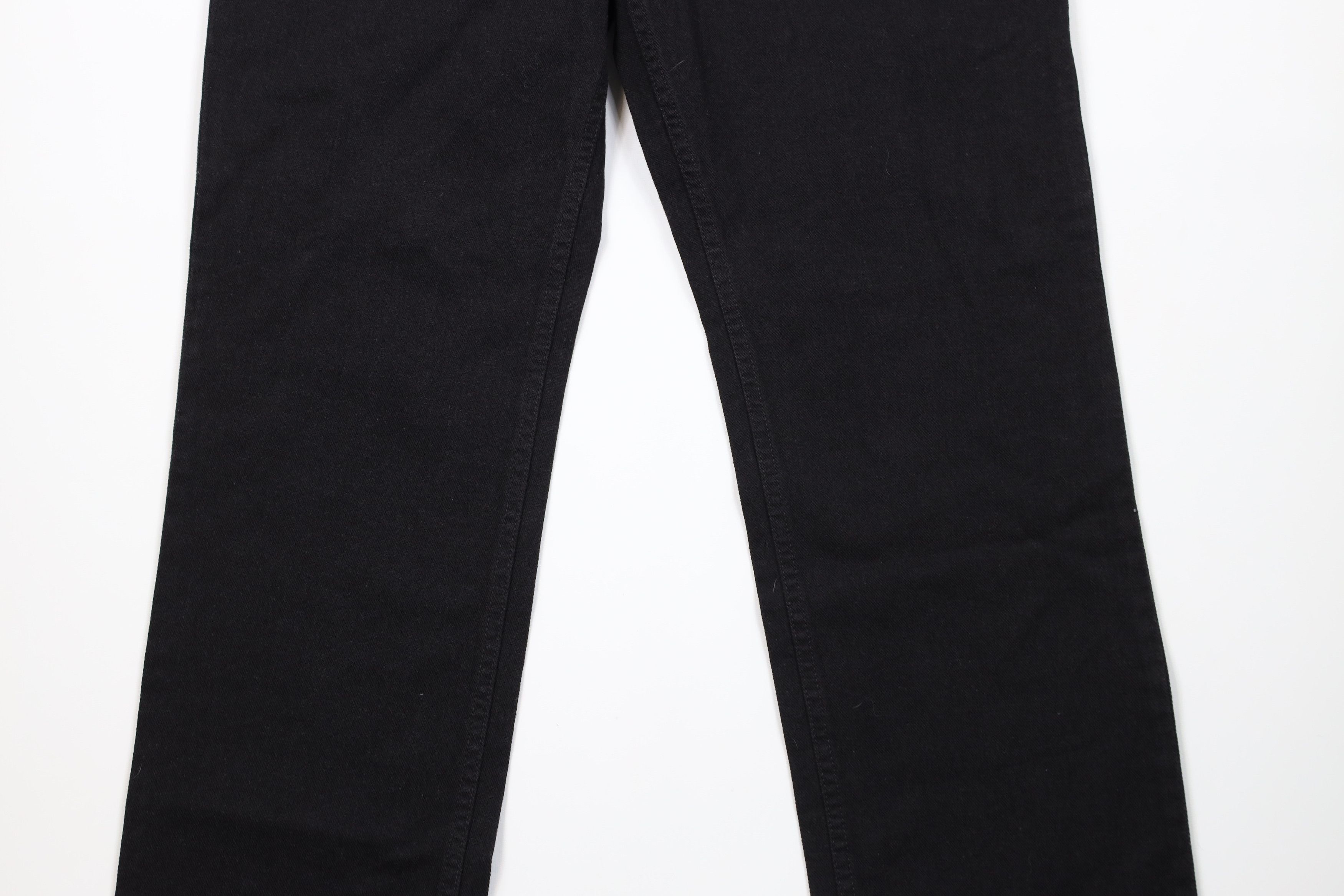 Vintage Deadstock Vintage 90s Streetwear Leg Denim Jeans Black Size US 36 / EU 52 - 3 Thumbnail