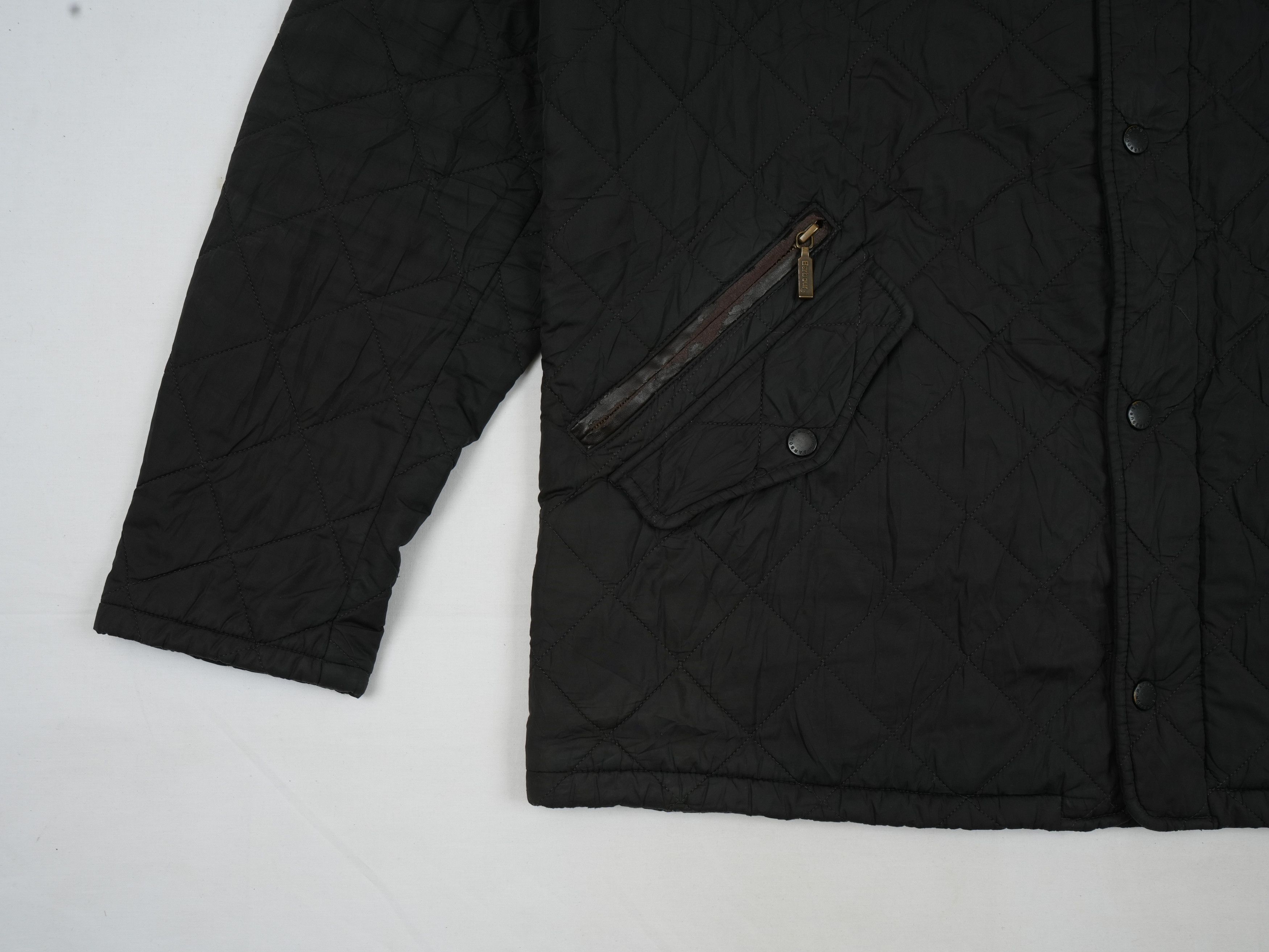 Barbour Men's Navy Barbour Powell Quilted Jacket Size US XL / EU 56 / 4 - 2 Thumbnail