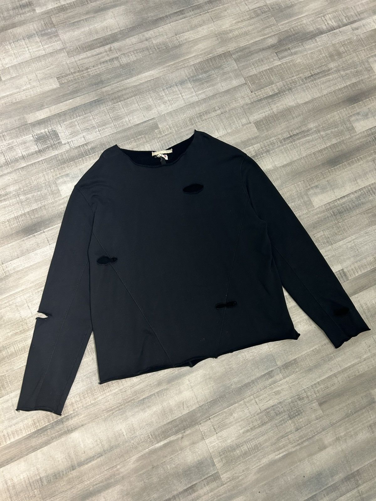 Off-White Off-White Distressed Pullover Sweater Size US XXL / EU 58 / 5 - 1 Thumbnail