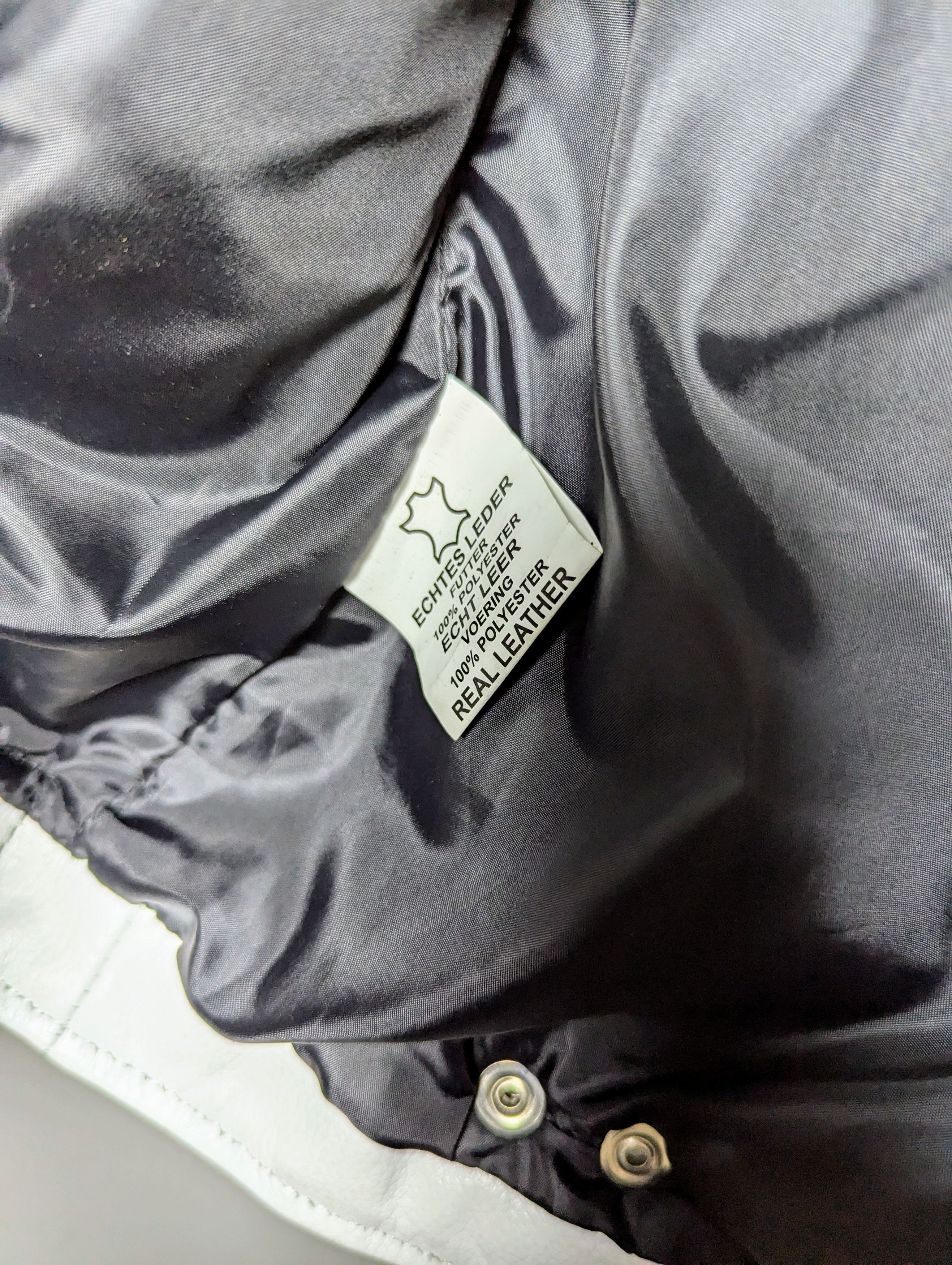 Genuine Leather 💦 LUCKY STRIKE 💥 RARE VINTAGE LEATHER JACKET Size US S / EU 44-46 / 1 - 9 Thumbnail