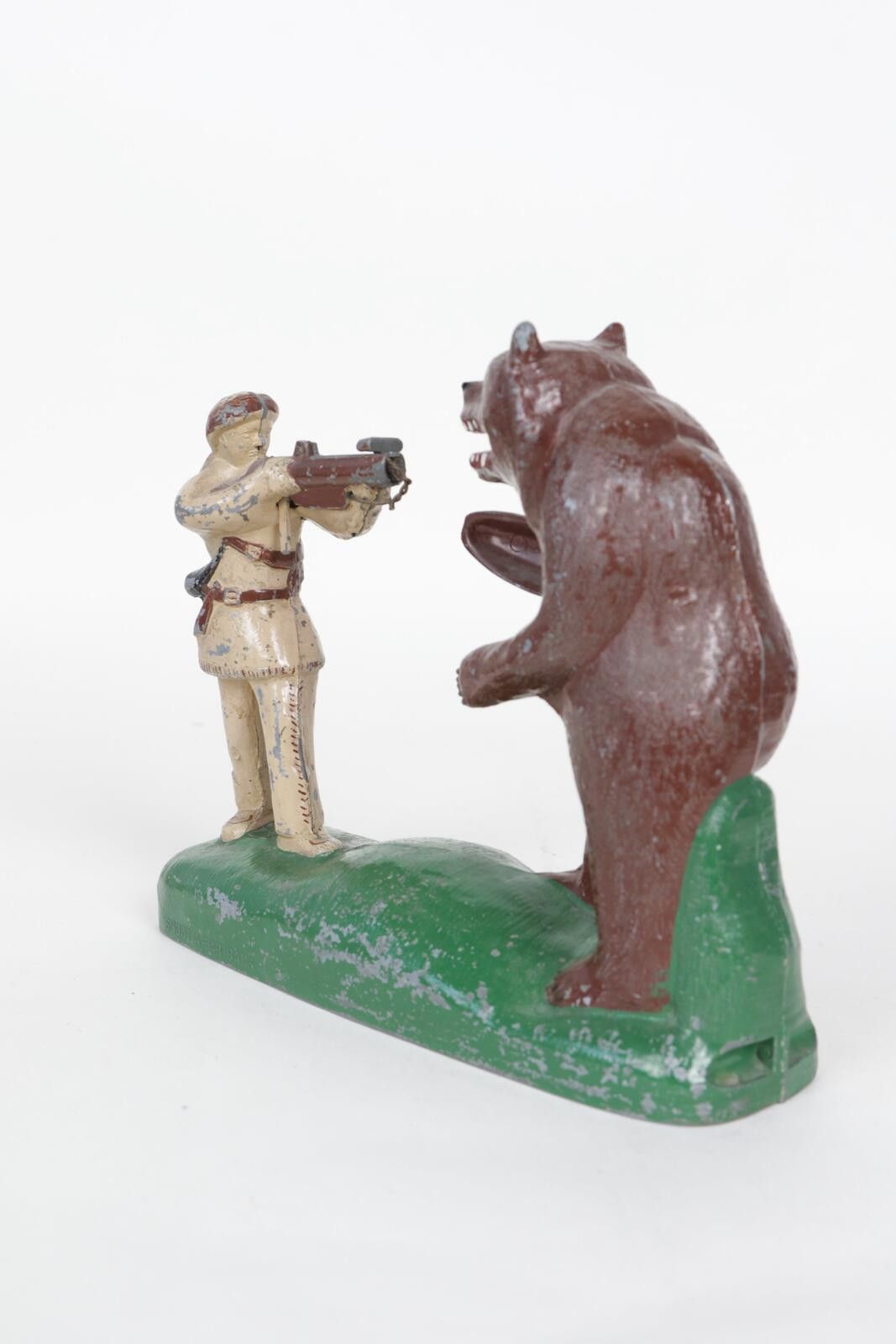 Other 1920's Hunter And Bear Mechanical Coin Bank Size ONE SIZE - 2 Thumbnail