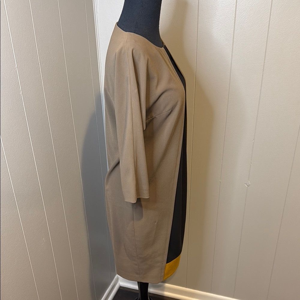 Other Pier Antonio Gaspari Women’s 40/8 Tan and Black Sheath Dres Size M / US 6-8 / IT 42-44 - 3 Thumbnail