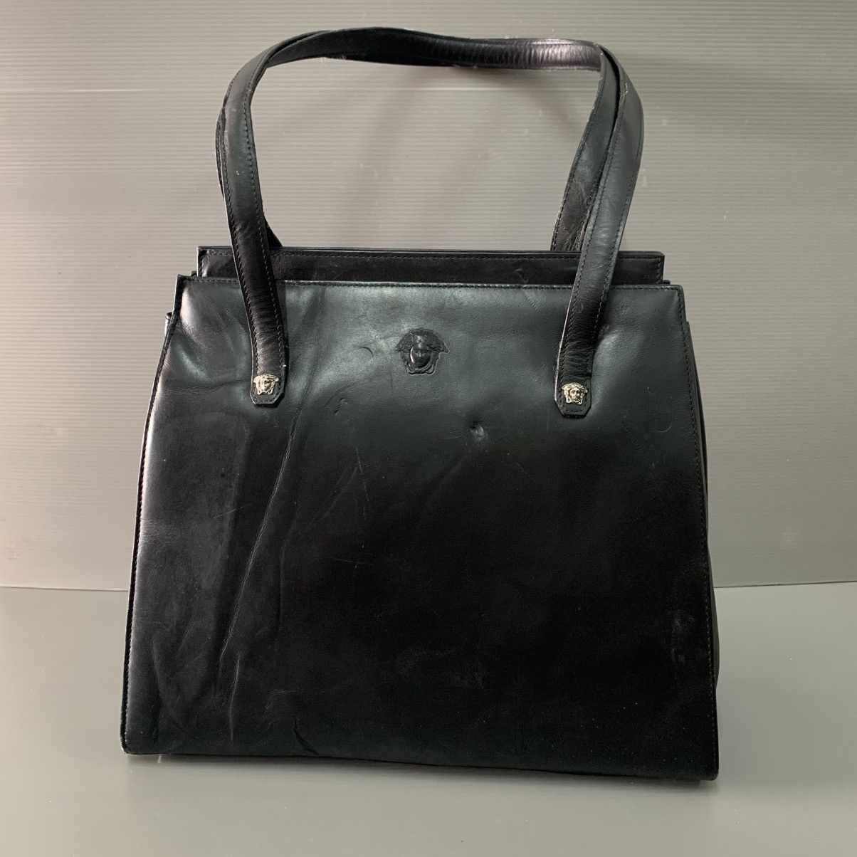 Gianni Versace Black Shoulder Bag