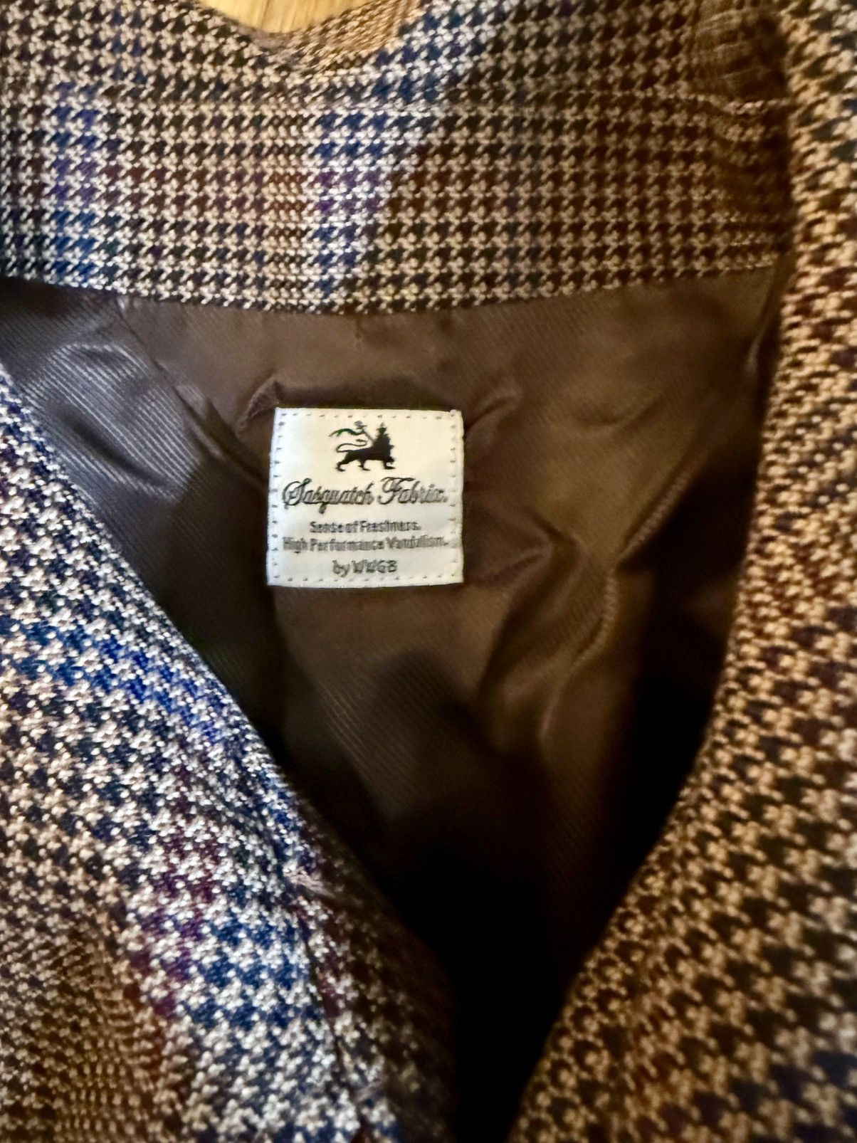 Sasquatchfabrix Sasquatchfabrix Layered Plaid Coat with Detachable Cape Size US L / EU 52-54 / 3 - 13 Thumbnail
