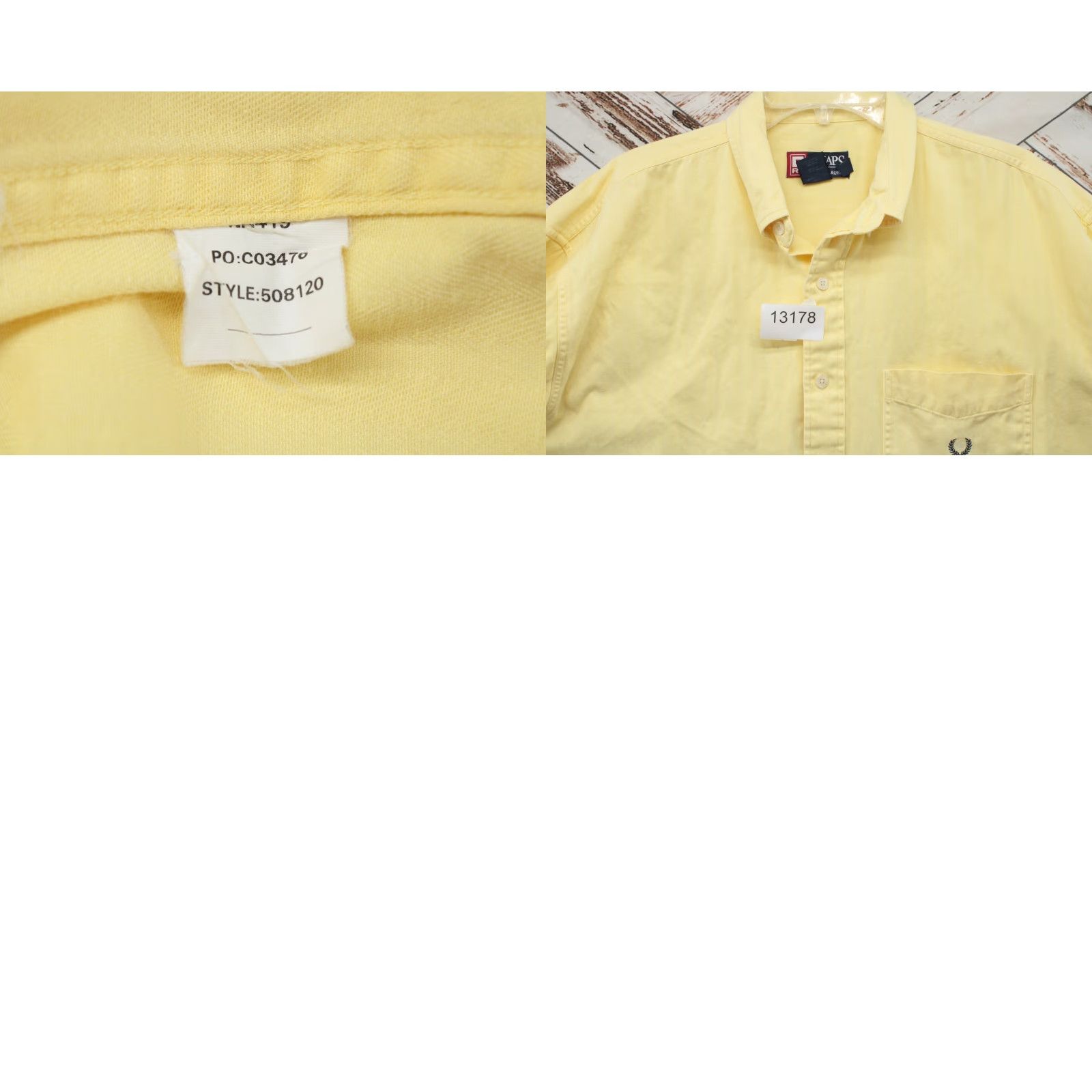 Chaps VTG Chaps Ralph Lauren Shirt Mens L Yellow Oxford Button-Down Long Sleeve Size US L / EU 52-54 / 3 - 8 Thumbnail
