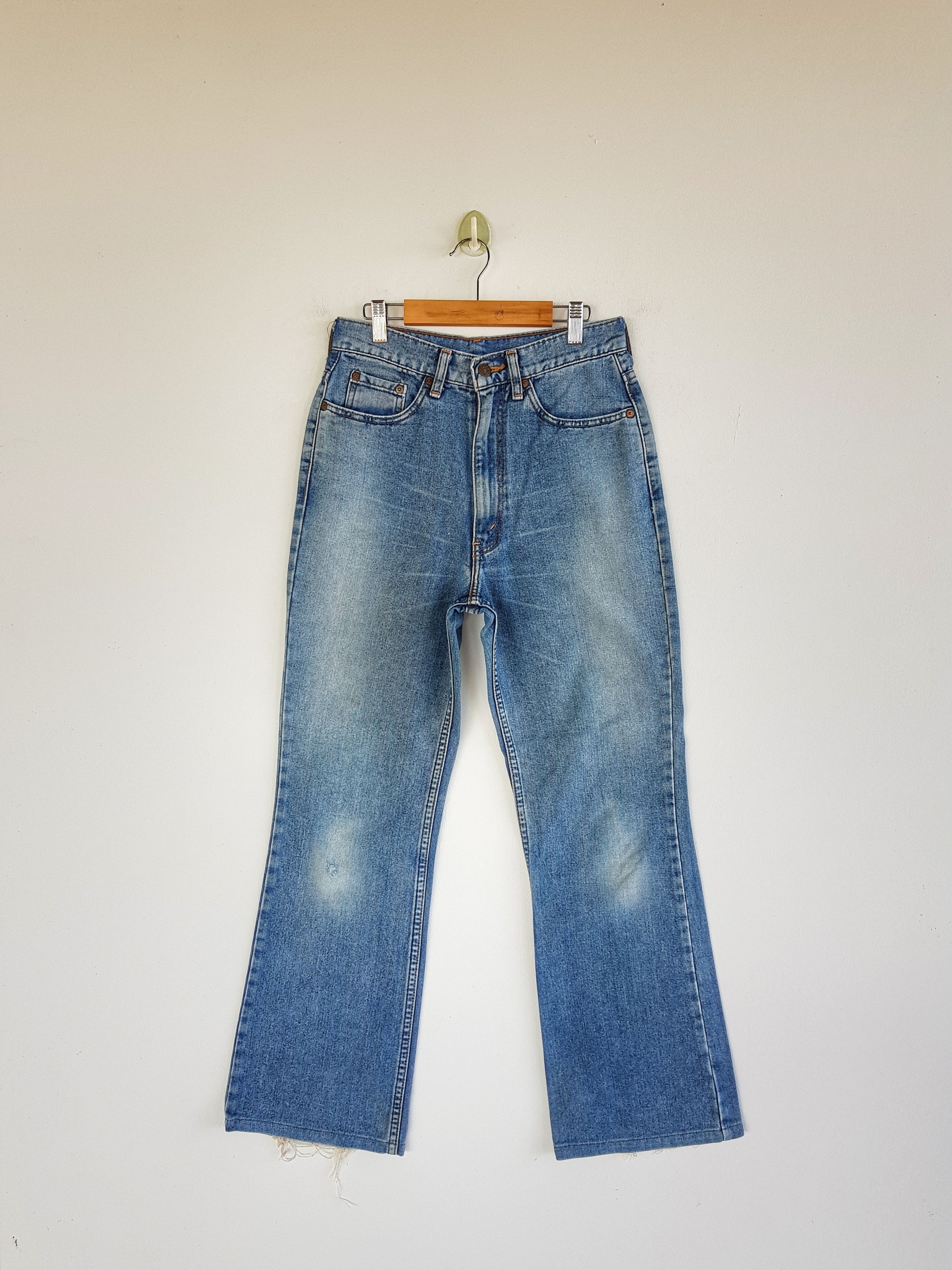 If Six Was Nine × Levi's × Vintage Vintage Levis Faded Jeans Flare Levi's 517 Boot Cut Denim Size 26" / US 2 / IT 38 - 1 Thumbnail