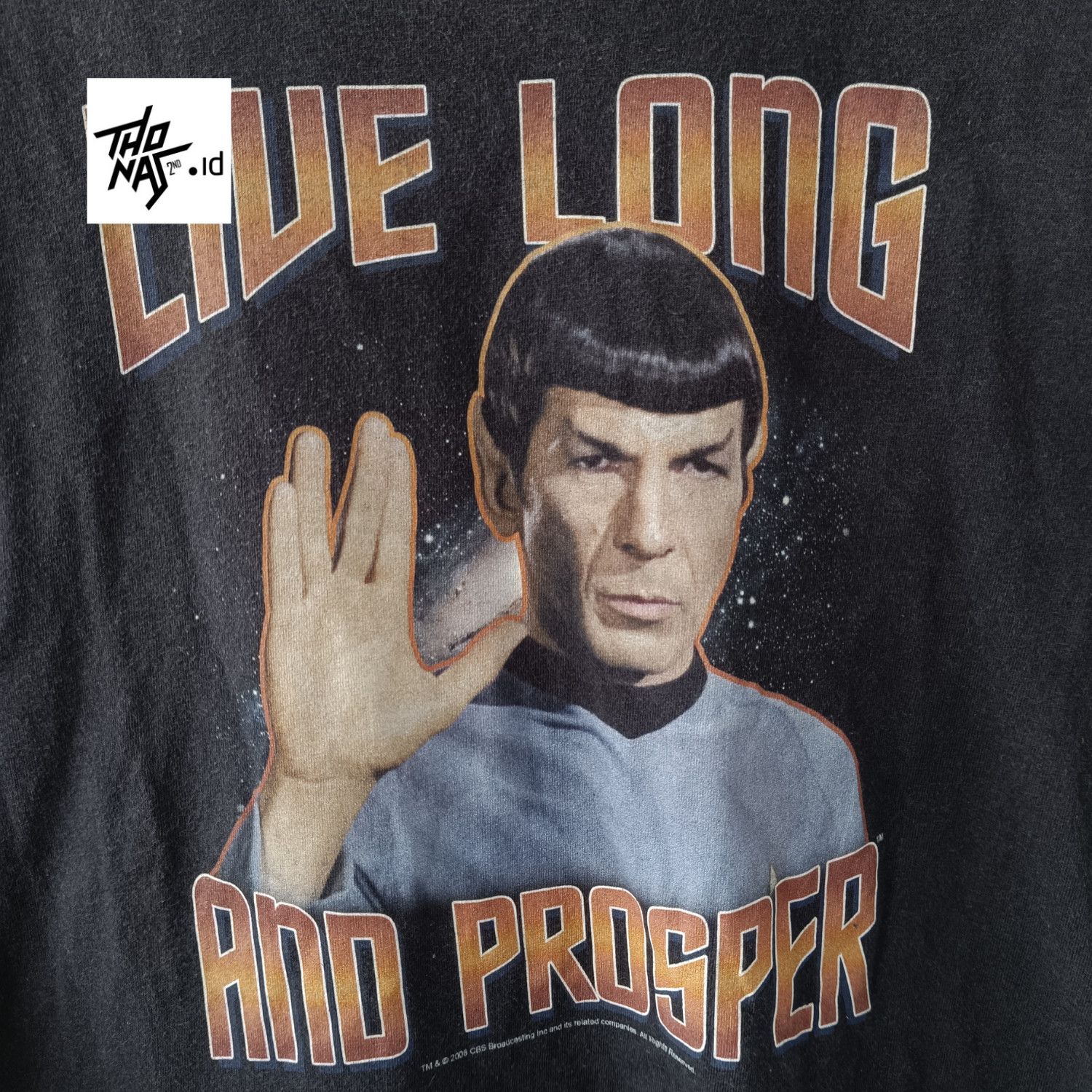 Vintage Y2K Star Trek Spock Live Long & Prosper Movie Tee Size US M / EU 48-50 / 2 - 1 Thumbnail