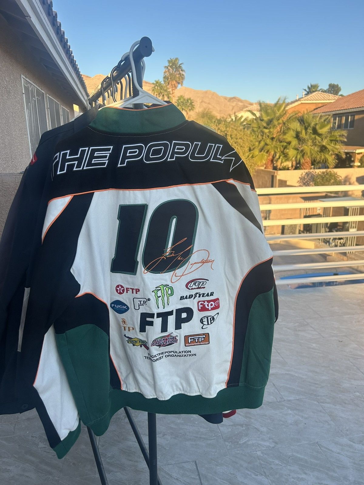 Fuck The Population FTP racing jacket Size US XL / EU 56 / 4 - 4 Thumbnail