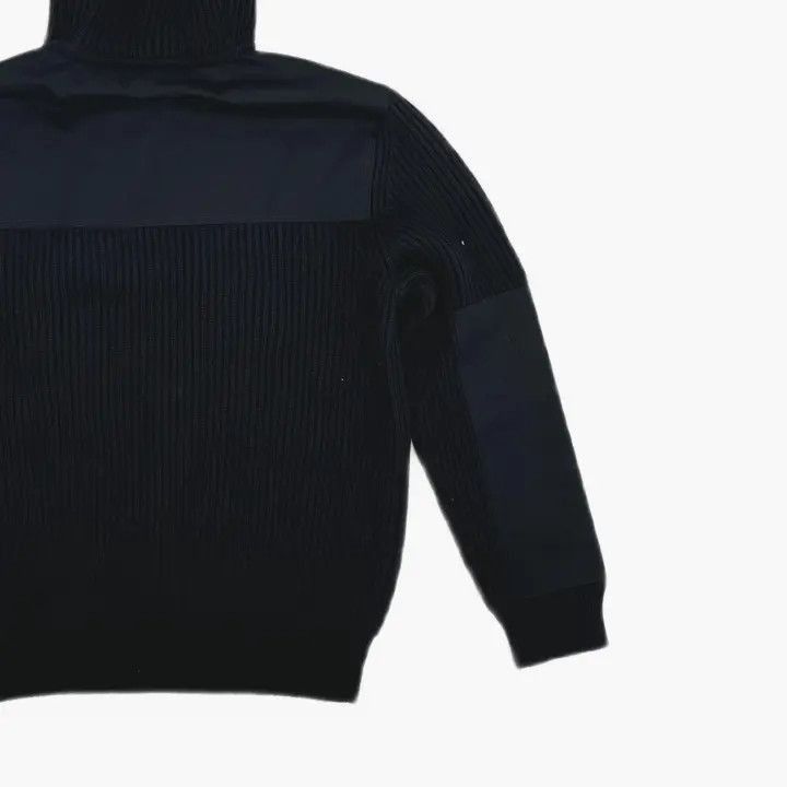 Burberry Burberry Burberry Black Knit Cotton-Blend Hoodie for Men-2 Size US S / EU 44-46 / 1 - 2 Thumbnail
