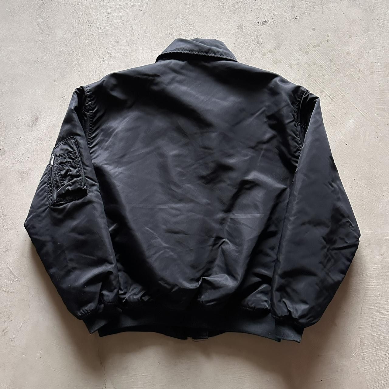 Levi's vintage 90s levis black flight bomber jacket Size US L / EU 52-54 / 3 - 4 Thumbnail