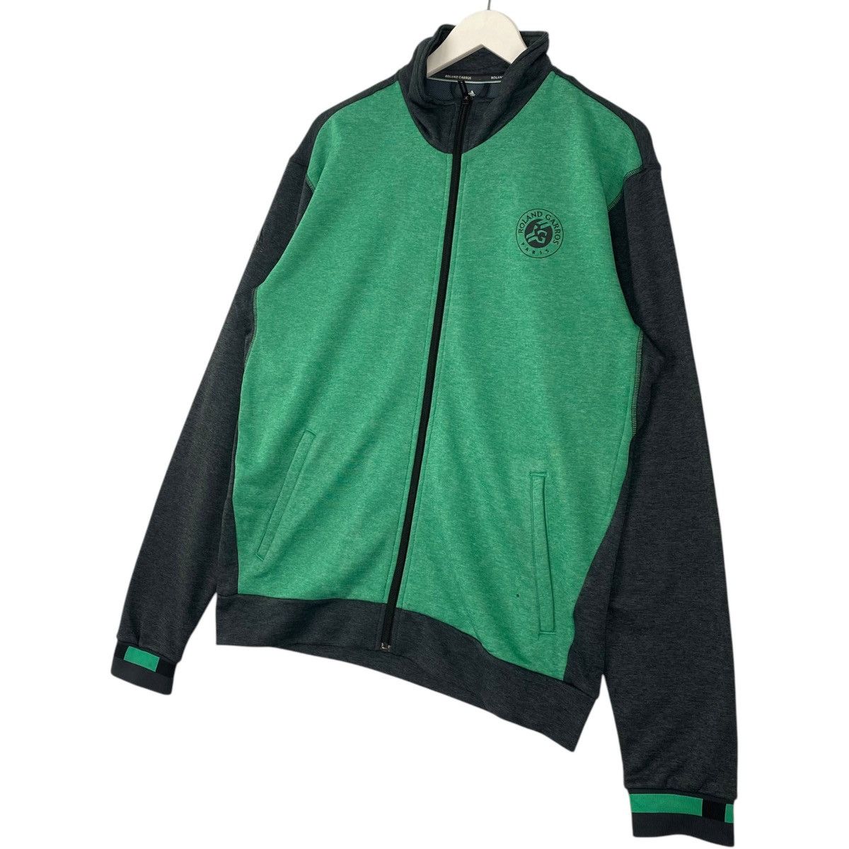 Vintage Vintage Adidas Embroidery Crewneck Sweatshirt Black/Green Size US M / EU 48-50 / 2 - 2 Thumbnail