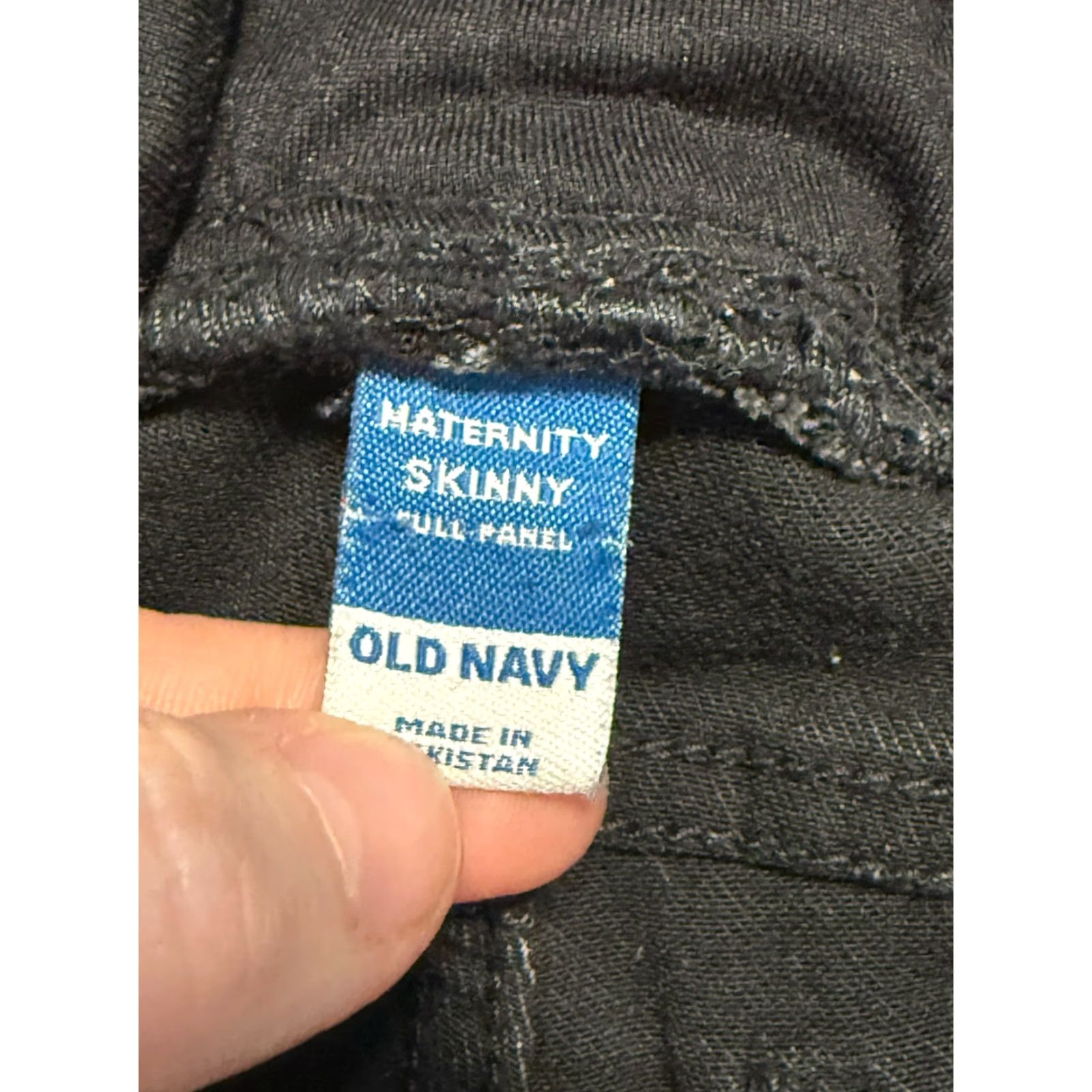 Old Navy Old Navy Jeans Womens Maternity 6 Long Black Skinny Jeans High Rise Pull On Mens? Size 28" / US 6 / IT 42 - 5 Thumbnail