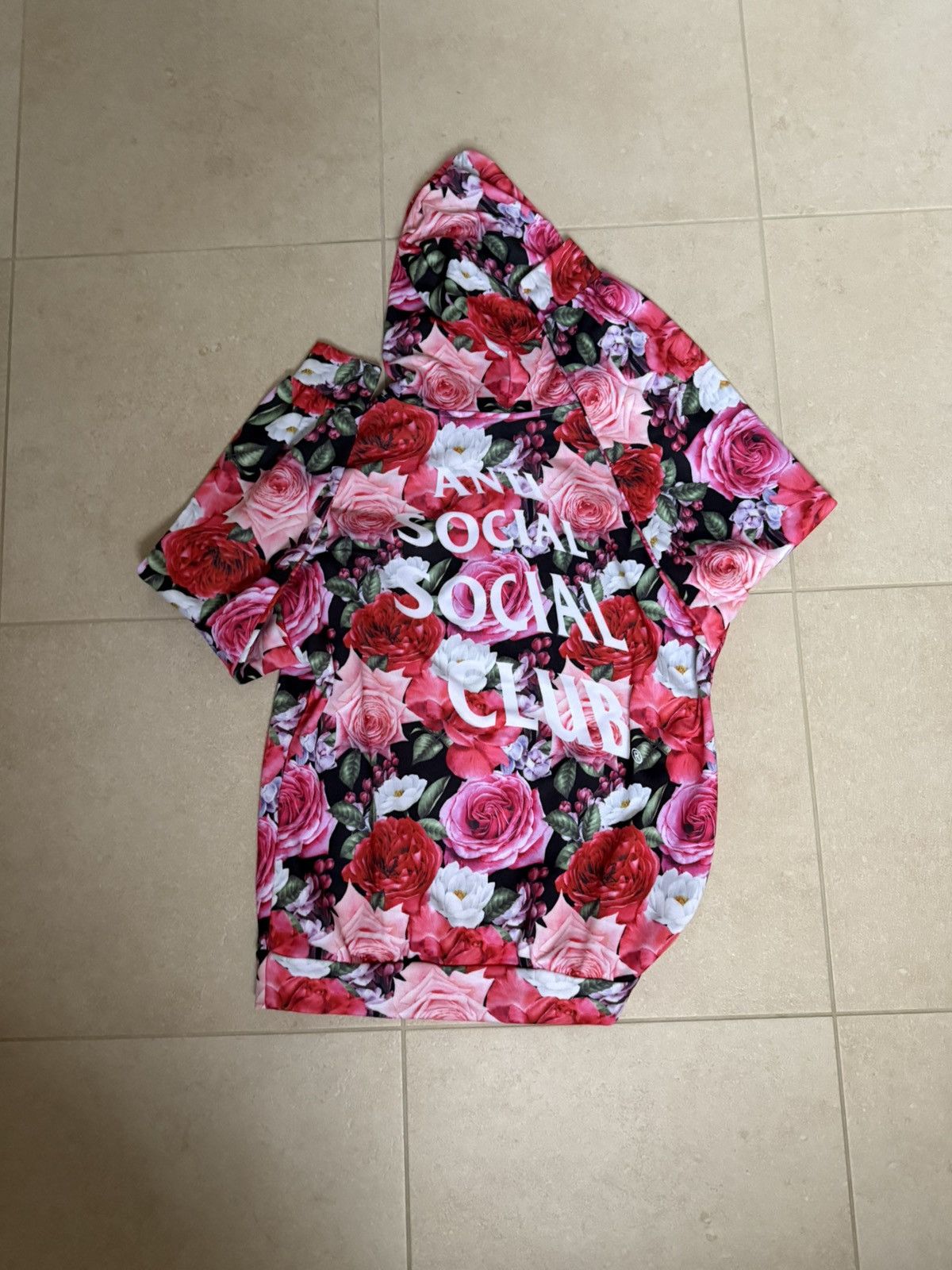 Anti Social Social Club Anti Social Social Club Guard Down Floral Hoodie Size US S / EU 44-46 / 1 - 2 Thumbnail