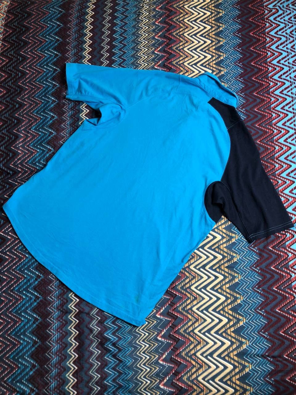 Nike × Vintage 90s Nike Central Swoosh Vintage Y2K Oversized Retro T-Shirt Size US XXL / EU 58 / 5 - 11 Thumbnail