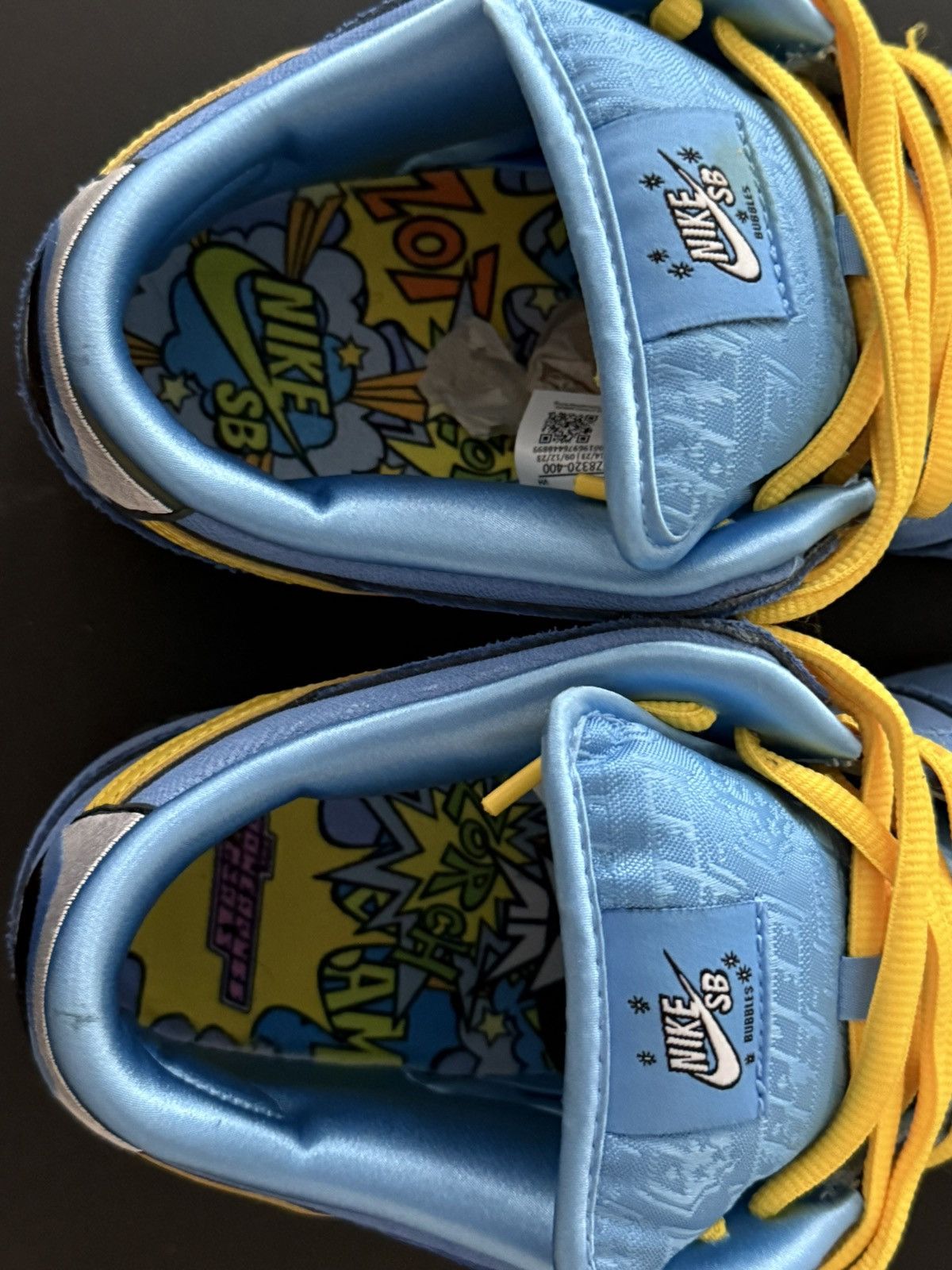 Nike Powerpuff Girls x Nike Dunk Low Pro SB “Bubbles” Size US 10.5 / EU 43-44 - 6 Thumbnail